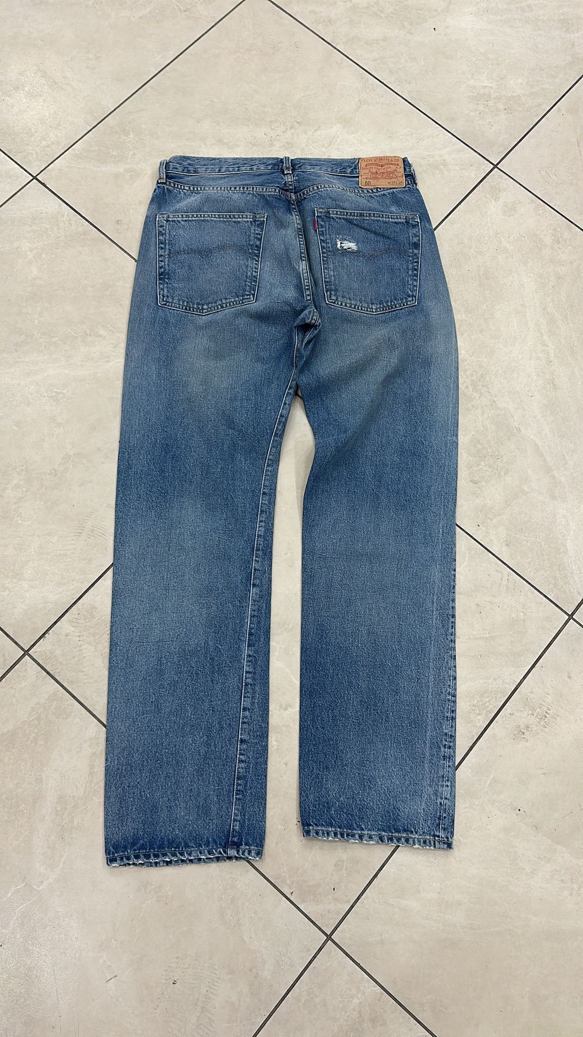 Levi's Vintage Clothing LVC Levi's Vintage Clothing 1966 501XX BigE Selvedge Jeans Size US 34 / EU 50 - 2 Thumbnail