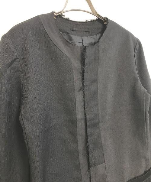 Yohji Yamamoto yohji yamamoto+noir Deformed collarless jacket Size US S / EU 44-46 / 1 - 4 Thumbnail