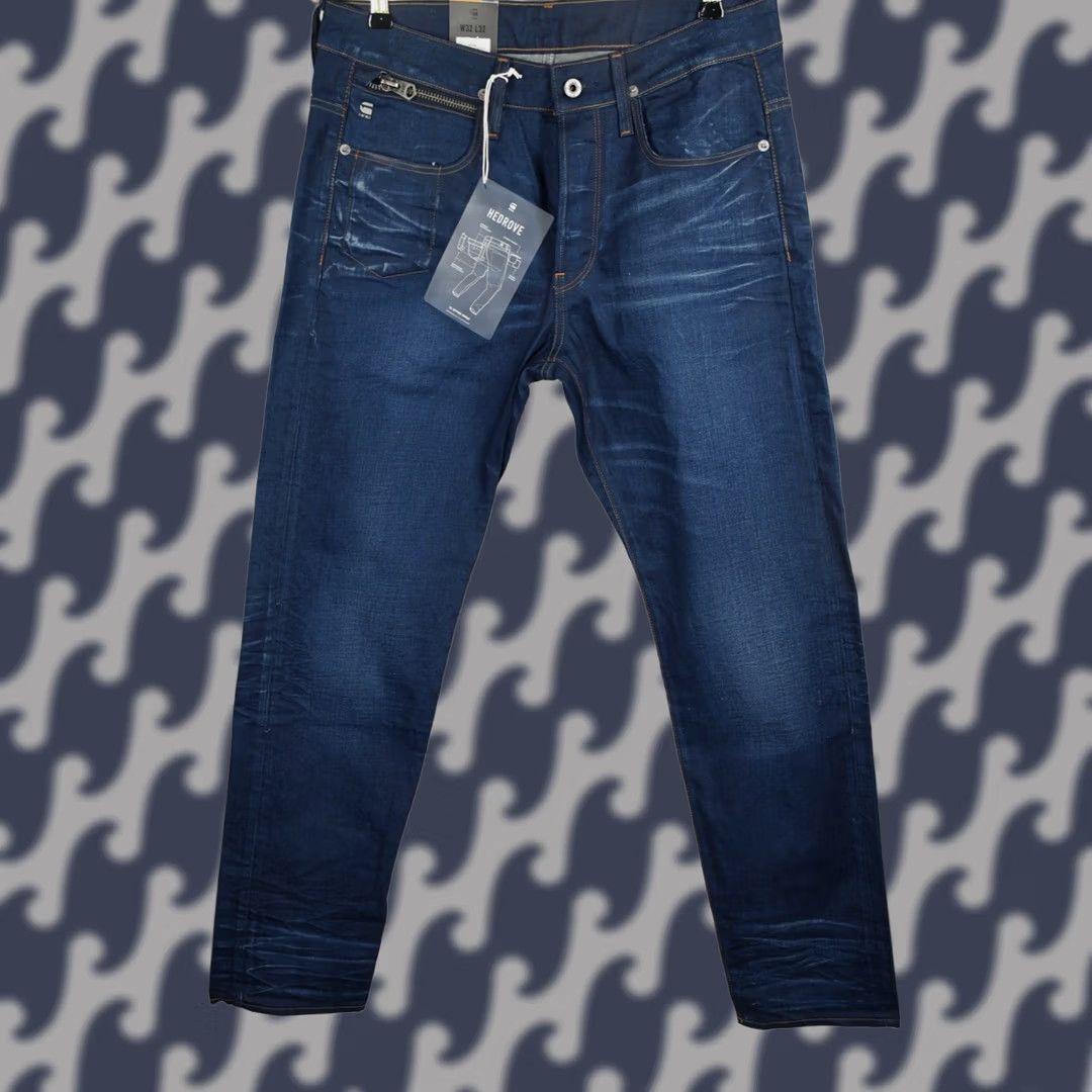 G-Star G-Star Raw Hedrove Tapered Itano Stretch Denim Jeans W32/L32 Mens Clothing Thompson Street? Size US 32 / EU 48 - 1 Thumbnail