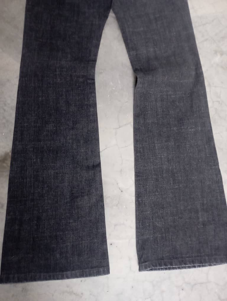 Tornado Mart Flare Jeans Made In Japan Black Bush Pant Intellection Jeans Size US 26 / EU 42 - 6 Thumbnail