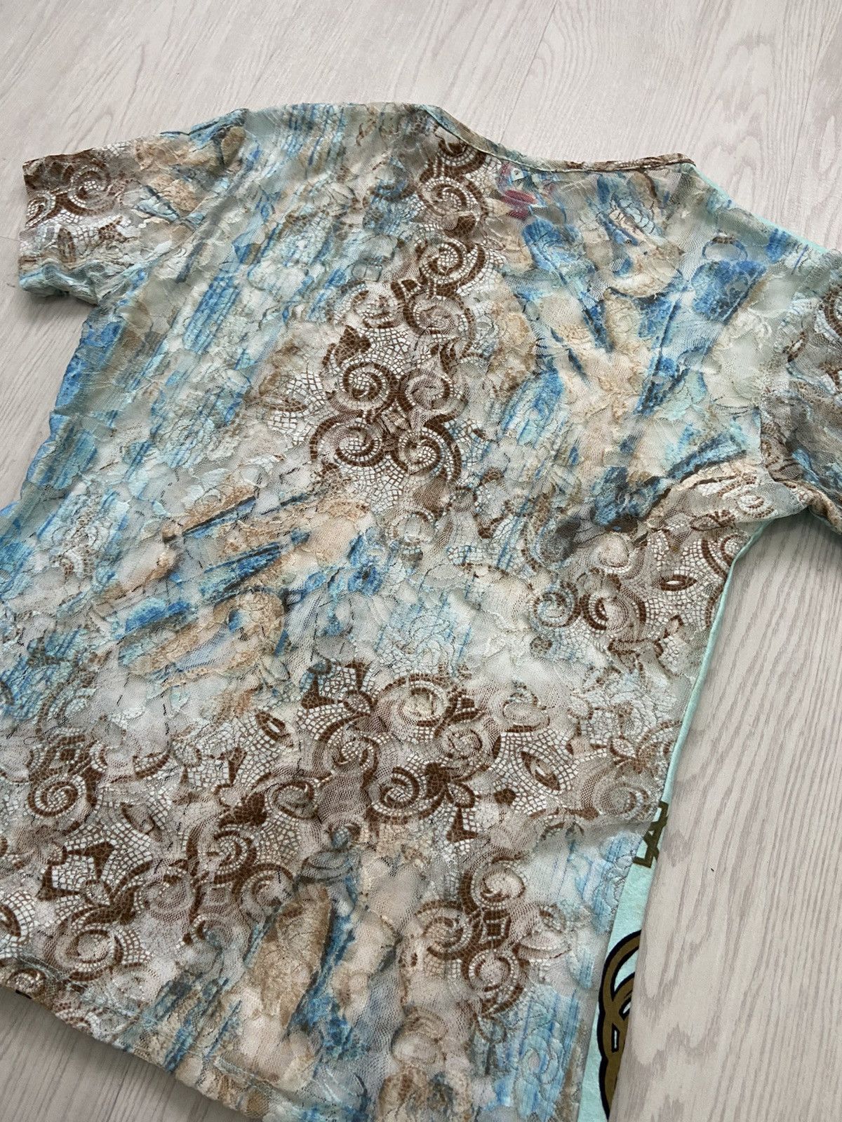 Miss Sixty Vintage 2000’s Miss Sixty Jadore Inspired Hybrid Net Tshirt Size L / US 10 / IT 46 - 7 Thumbnail