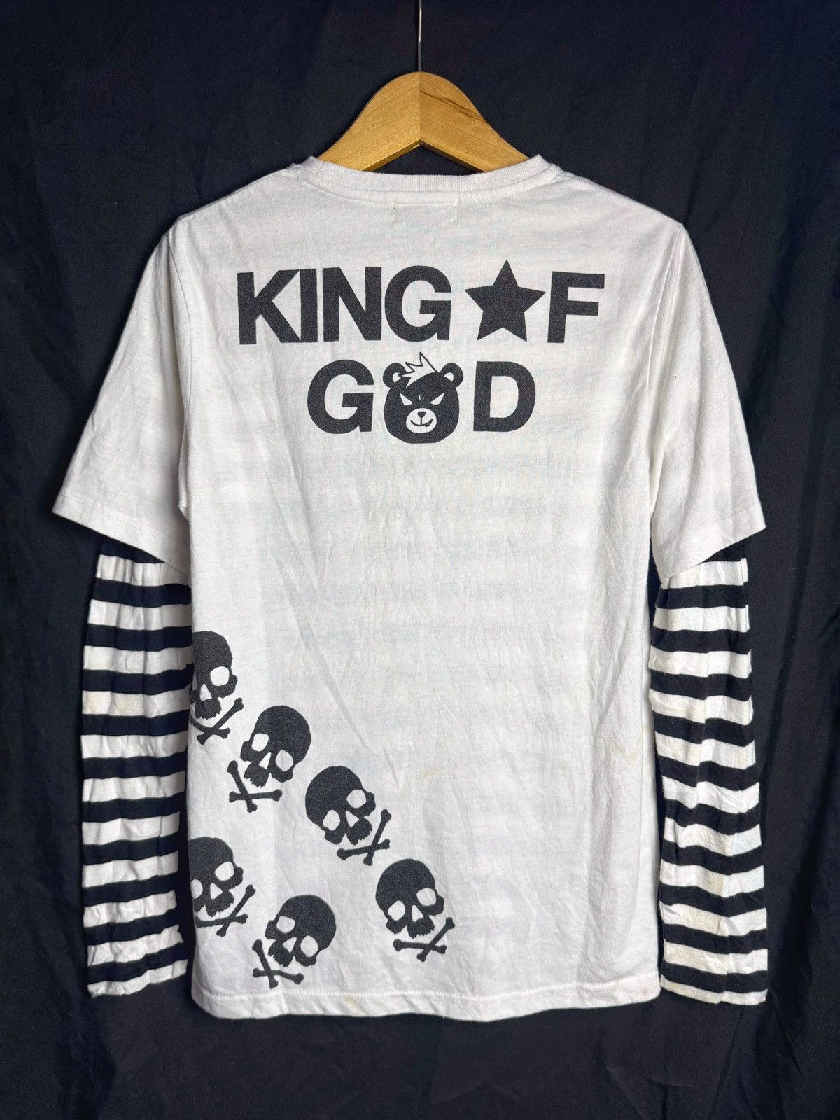 Hysteric Glamour × Japanese Brand × PPFM Japanese King Of God Double Layer 1of1 Long Sleeve Size US M / EU 48-50 / 2 - 2 Thumbnail