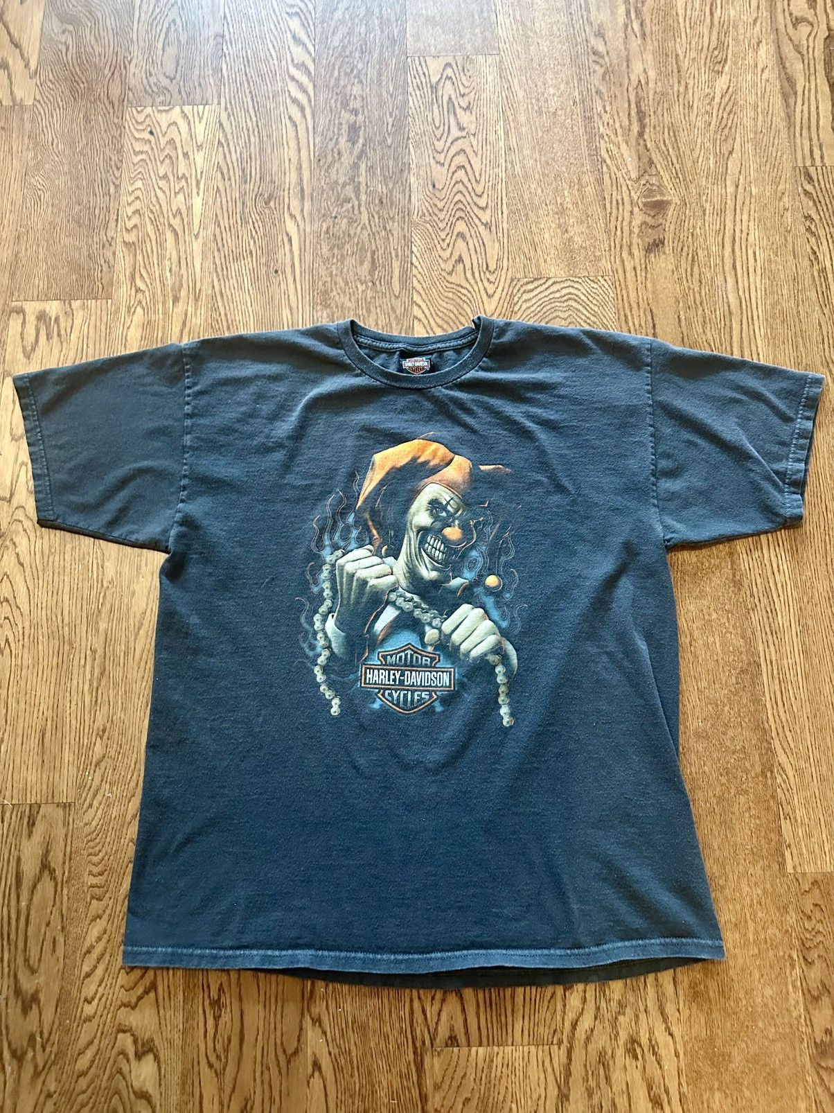 Harley Davidson Harley Davidson T Shirt Bedford Texas Black XL 90s Y2K Size US XL / EU 56 / 4 - 1 Thumbnail
