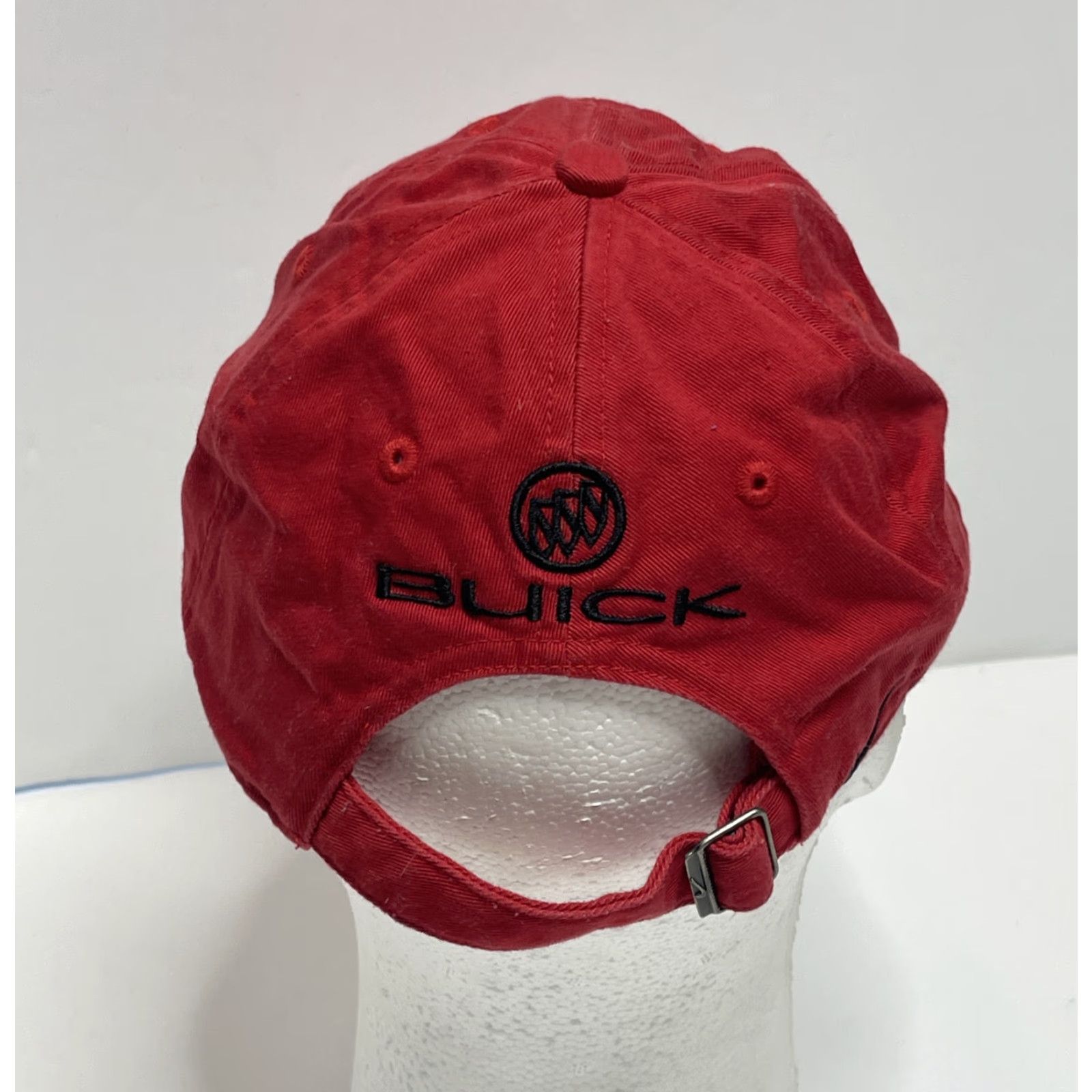 Nike NIKE TW Tiger Woods Buick Embroidered Signature Golf Hat Baseball Cap Adjustable Red Mens Baseball Cap Size ONE SIZE - 4 Thumbnail