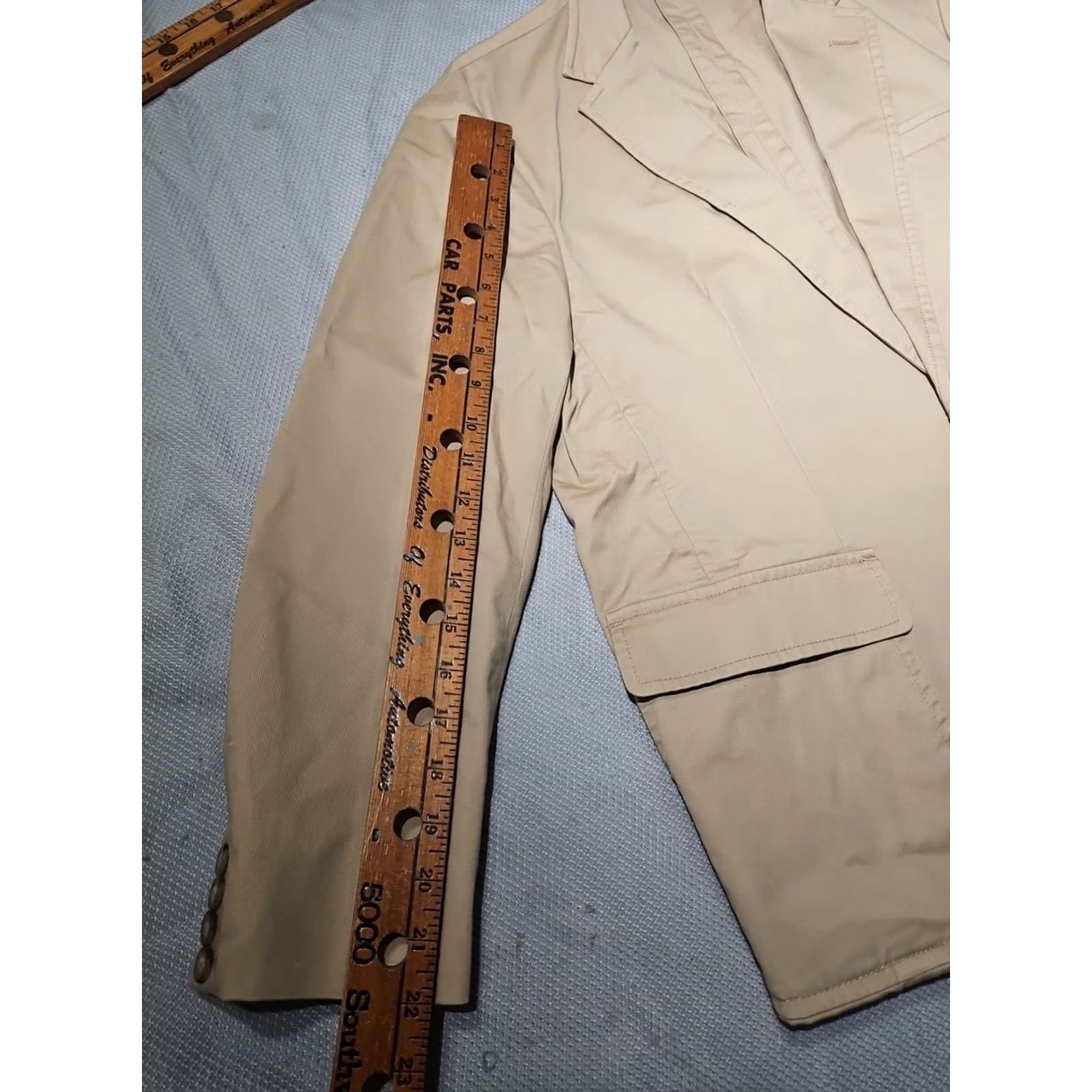 Ralph Lauren VINTAGE Polo Ralph Lauren Jacket Mens XL Beige Cotton Chino Blazer Unstructured Preppy Size US XL / EU 56 / 4 - 6 Thumbnail