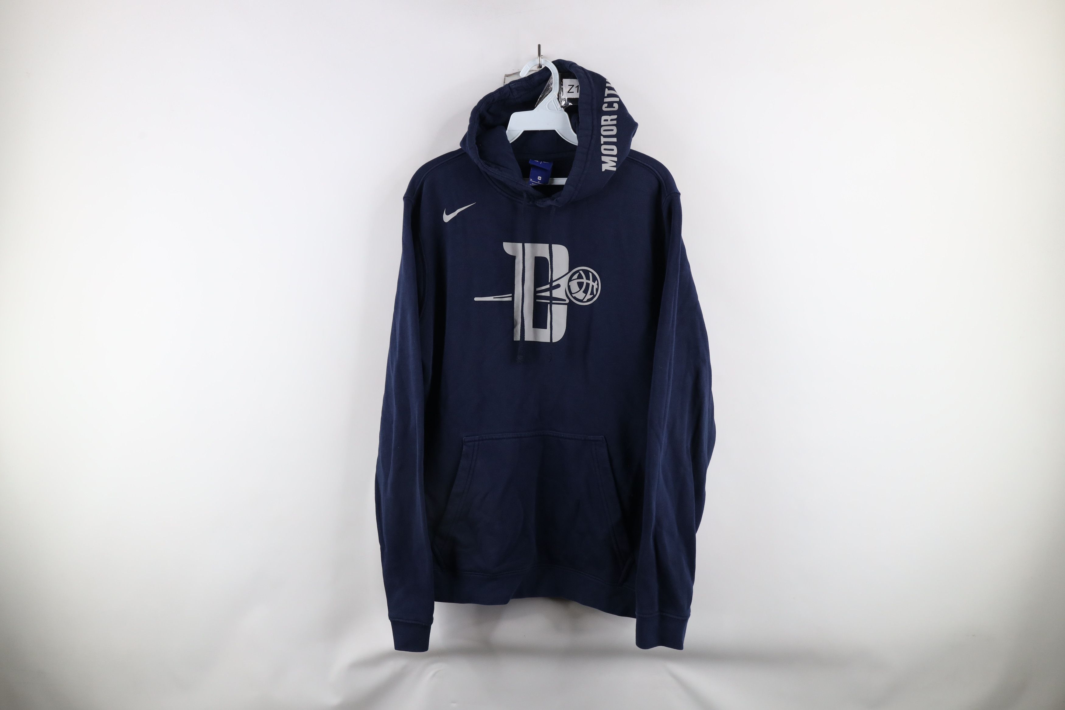 Nike × Vintage Nike City Edition Detroit Pistons Basketball Hoodie Blue Size US M / EU 48-50 / 2 - 1 Thumbnail
