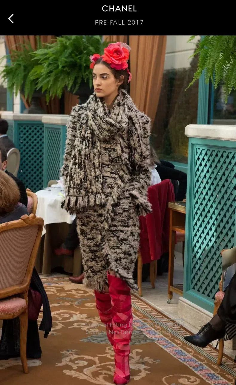 Chanel Chanel Metropolitan Series Tweed Shiny Coat Size XS / US 0-2 / IT 36-38 - 3 Thumbnail