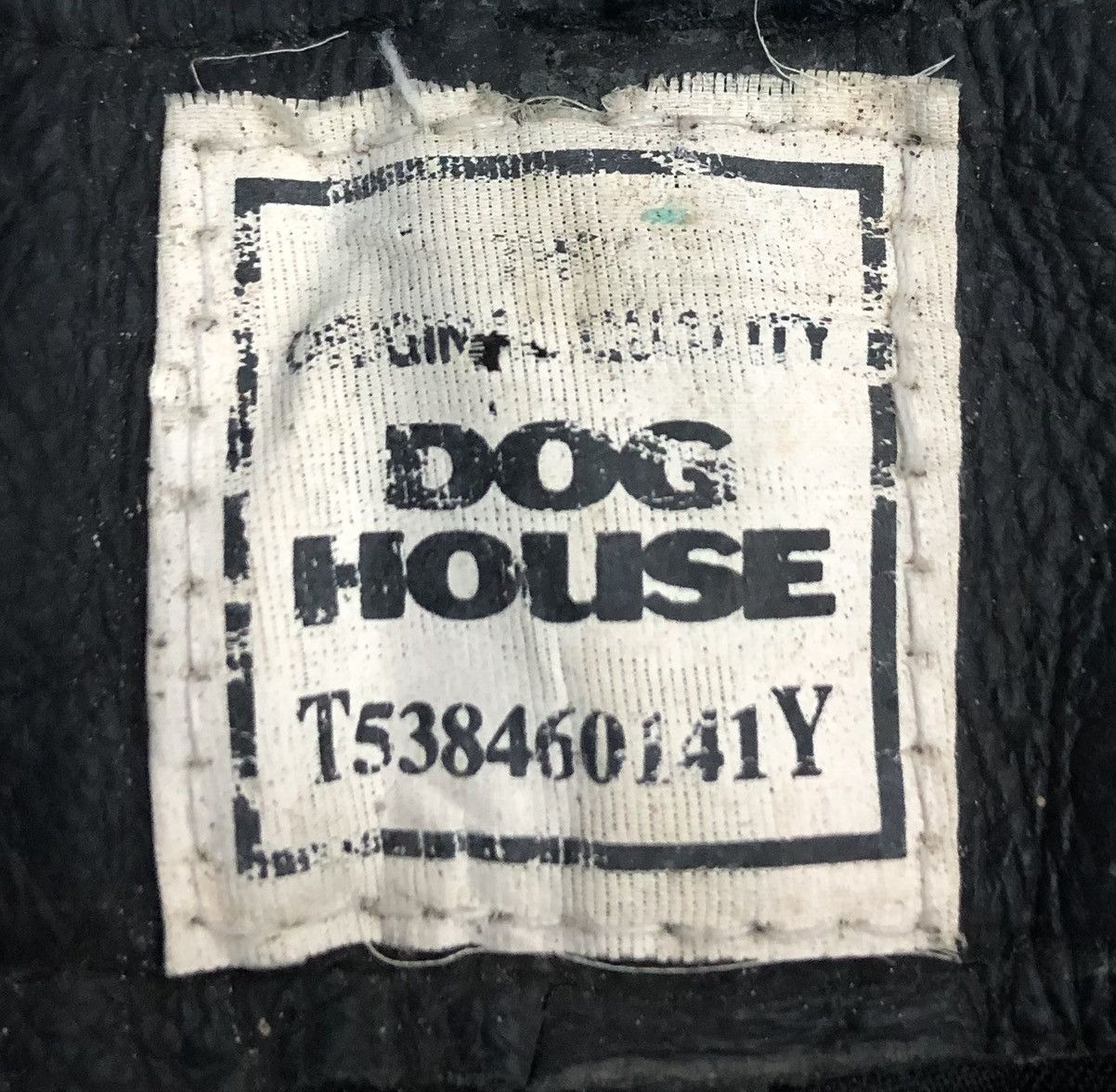 Japanese Brand Vintage Dog House Black Genuine Leather Pants Size US 31 - 14 Thumbnail