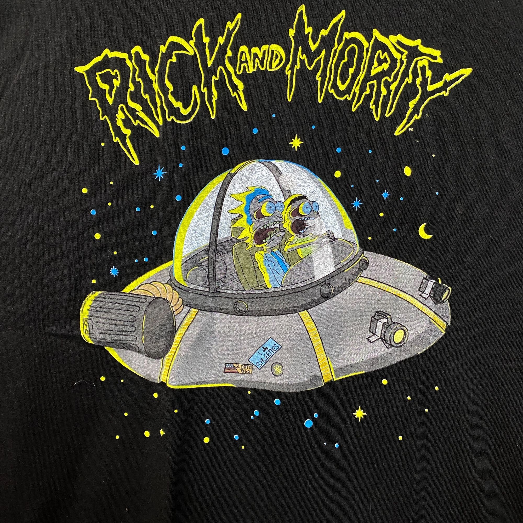 Ripple Junction Adult Swim Rick and Morty Spaceship Graphic Design T-Shirt L Size US L / EU 52-54 / 3 - 2 Thumbnail