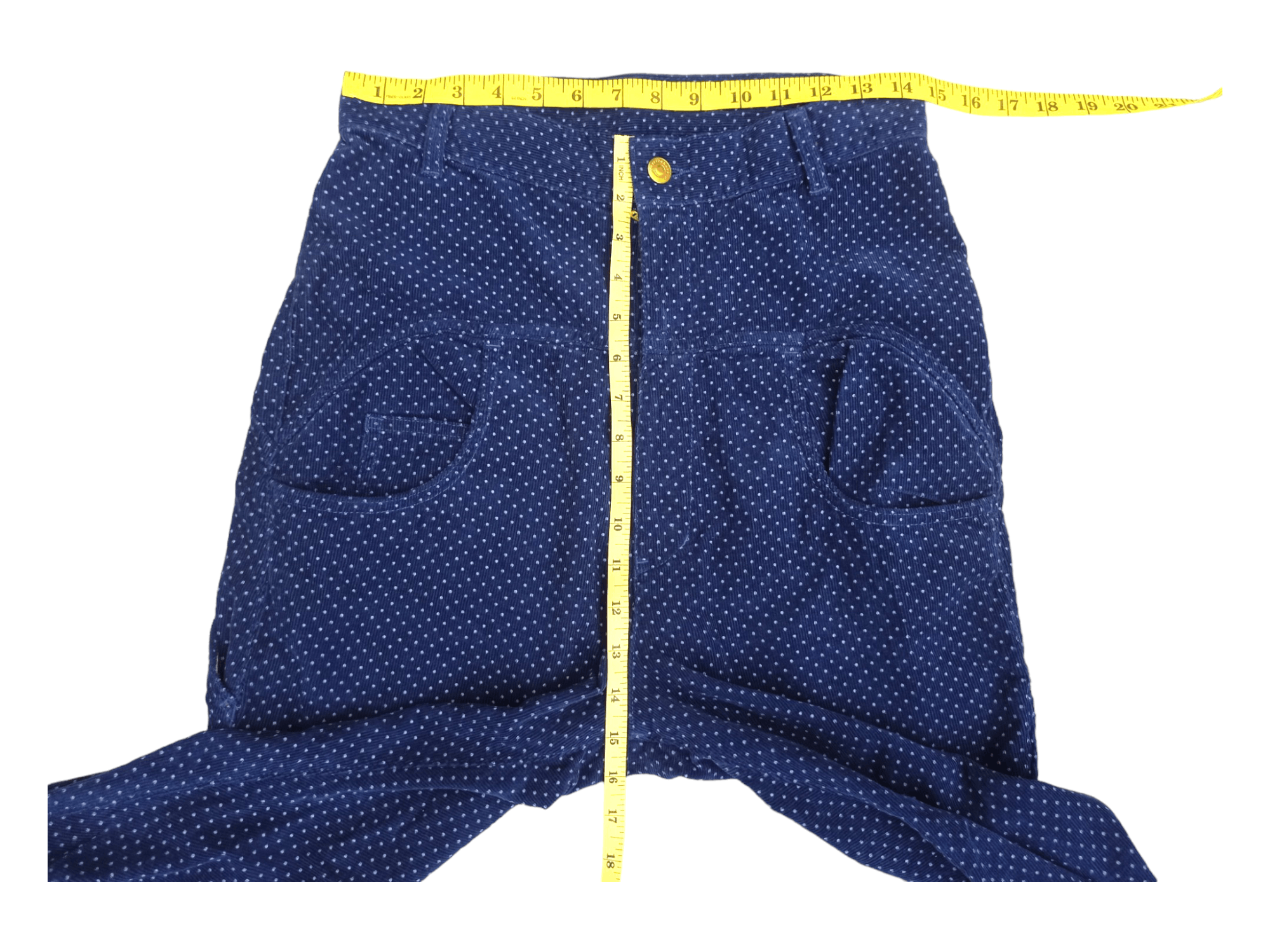 Issey Miyake Mercibeaucoup By Issey Miyake Polkadot Corduroy Pants Size US 28 / EU 44 - 16 Thumbnail