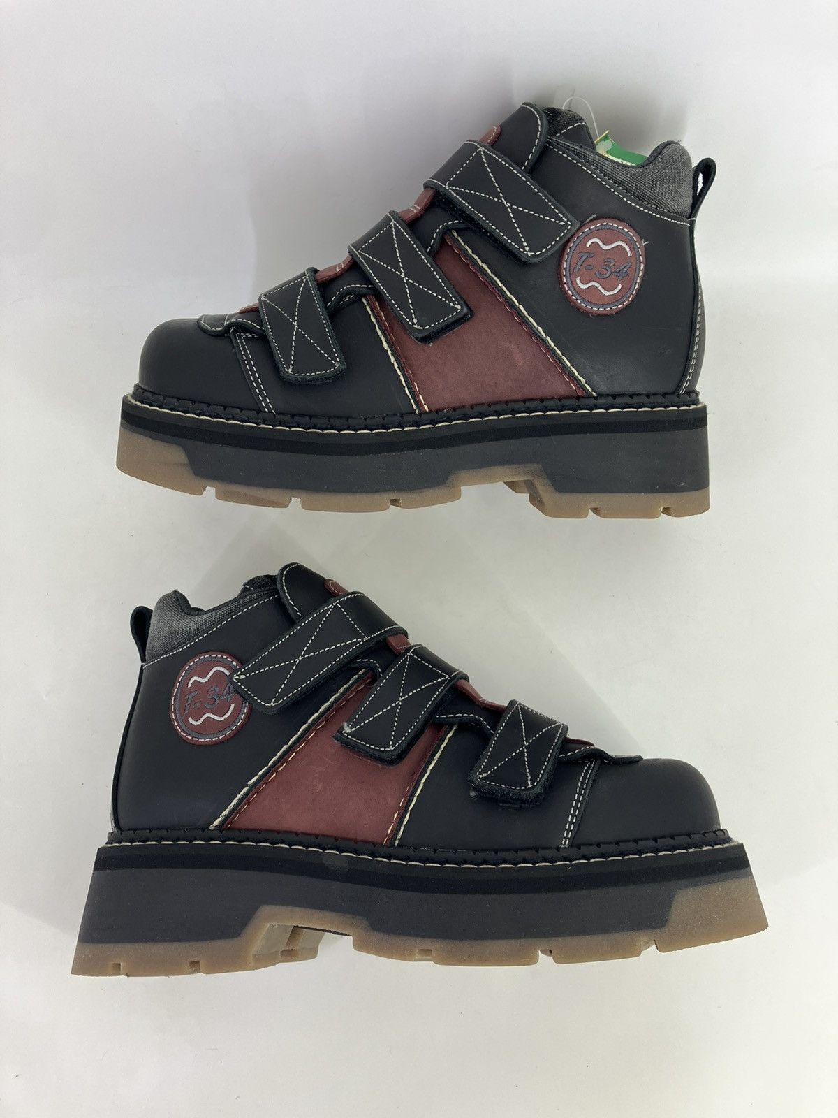Vintage T34 Nifty genuine leather chunky platform 90s00s man/woman Size US 7 / EU 40 - 2 Thumbnail
