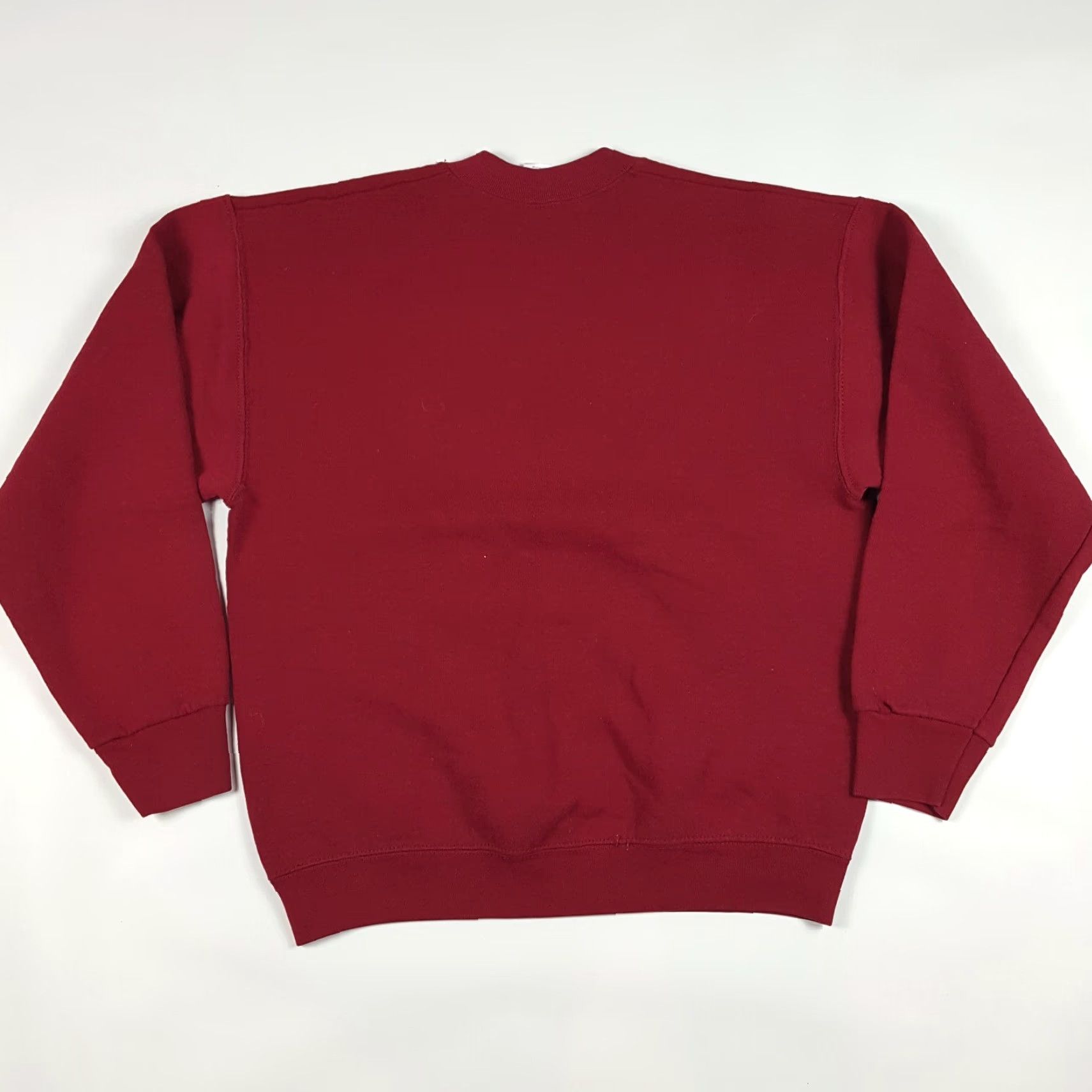 Fruit Of The Loom Vintage 90s Christmas Tree Size Medium Red Crewneck Pullover Holiday Sweatshirt Size US M / EU 48-50 / 2 - 5 Thumbnail