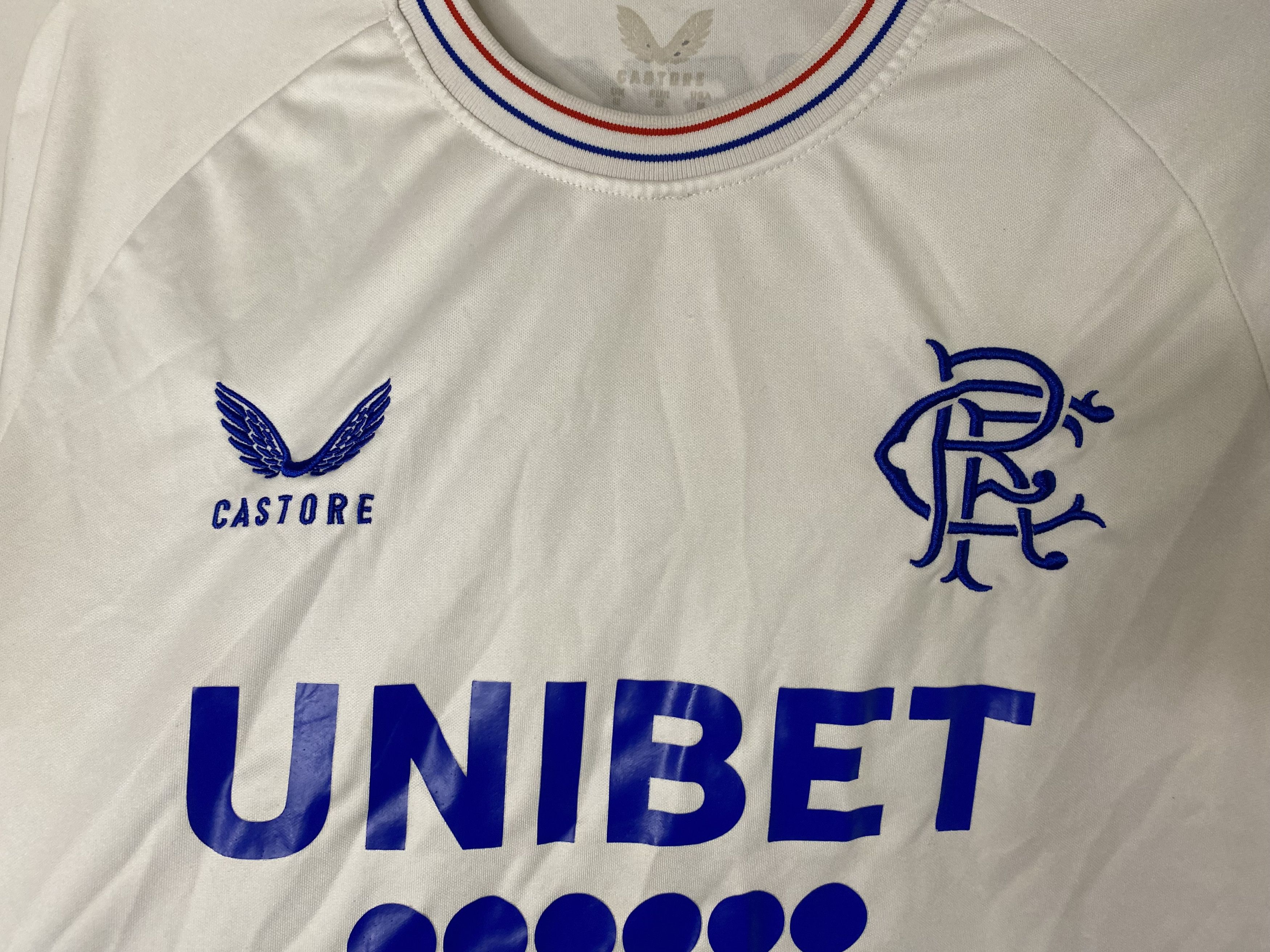 UEFA RANGERS 2023 2024 AWAY FOOTBALL SHIRT SOCCER JERSEY Size US M / EU 48-50 / 2 - 6 Thumbnail