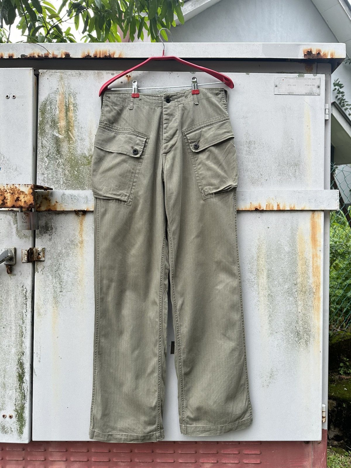Vintage 🪖Vintage YMCL KY MFG Military Baggy Cargo Pants Size US 29 - 2 Thumbnail