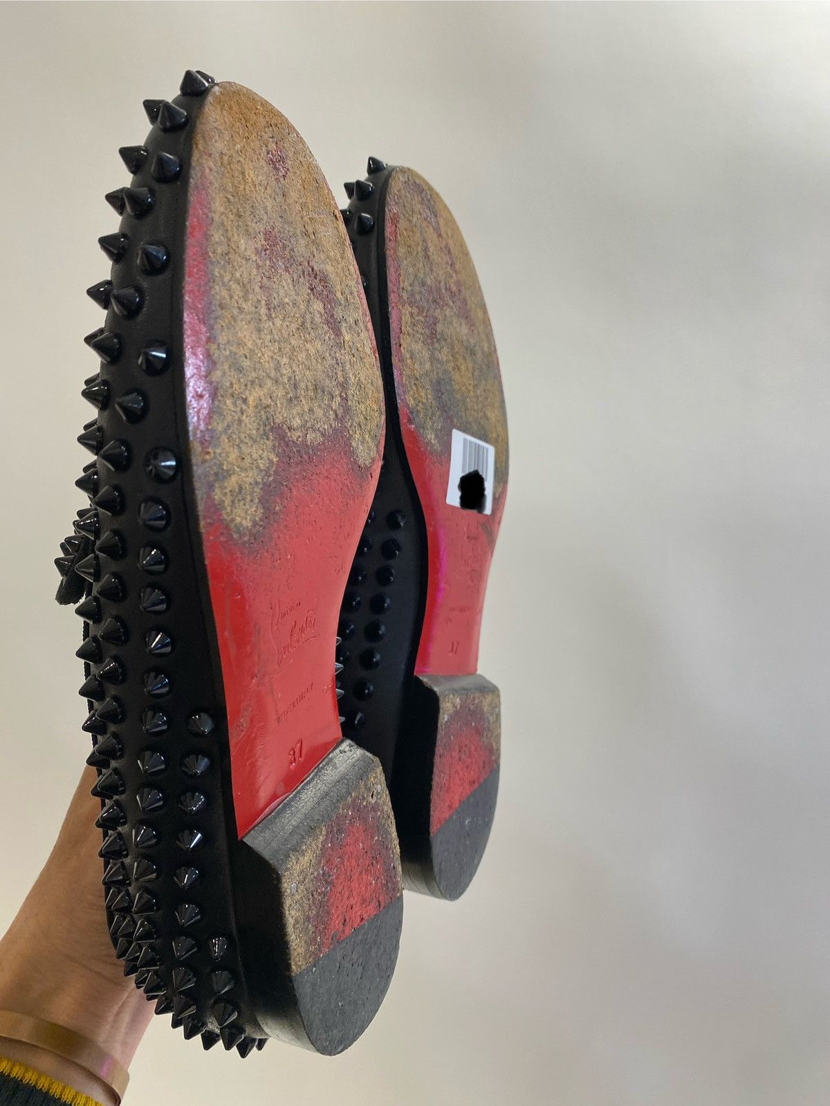 Christian Louboutin Christian Louboutin Dandelion Spiked Loafers Size37 Size US 4 / IT 34 - 9 Thumbnail