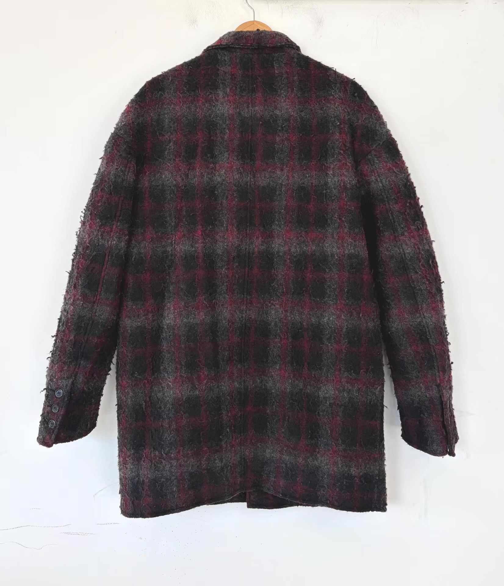 Byblos Byblos Made in Italy Men's Wool Blend Coat Ｑ21 Size US M / EU 48-50 / 2 - 2 Thumbnail