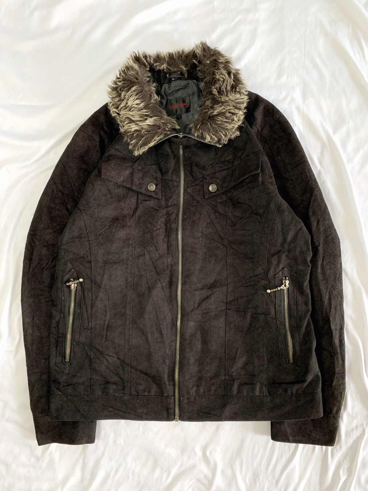Other Fur jacket bono laform suede Size US L / EU 52-54 / 3 - 2 Thumbnail