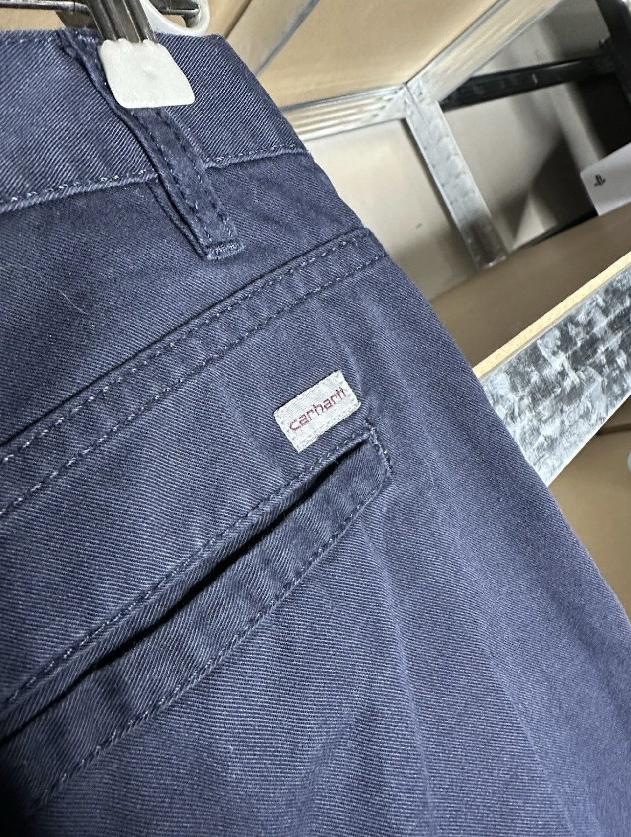 Carhartt Carhartt Station Pant Navy Blue Chino Trousers 30x32 Size US 30 / EU 46 - 3 Thumbnail