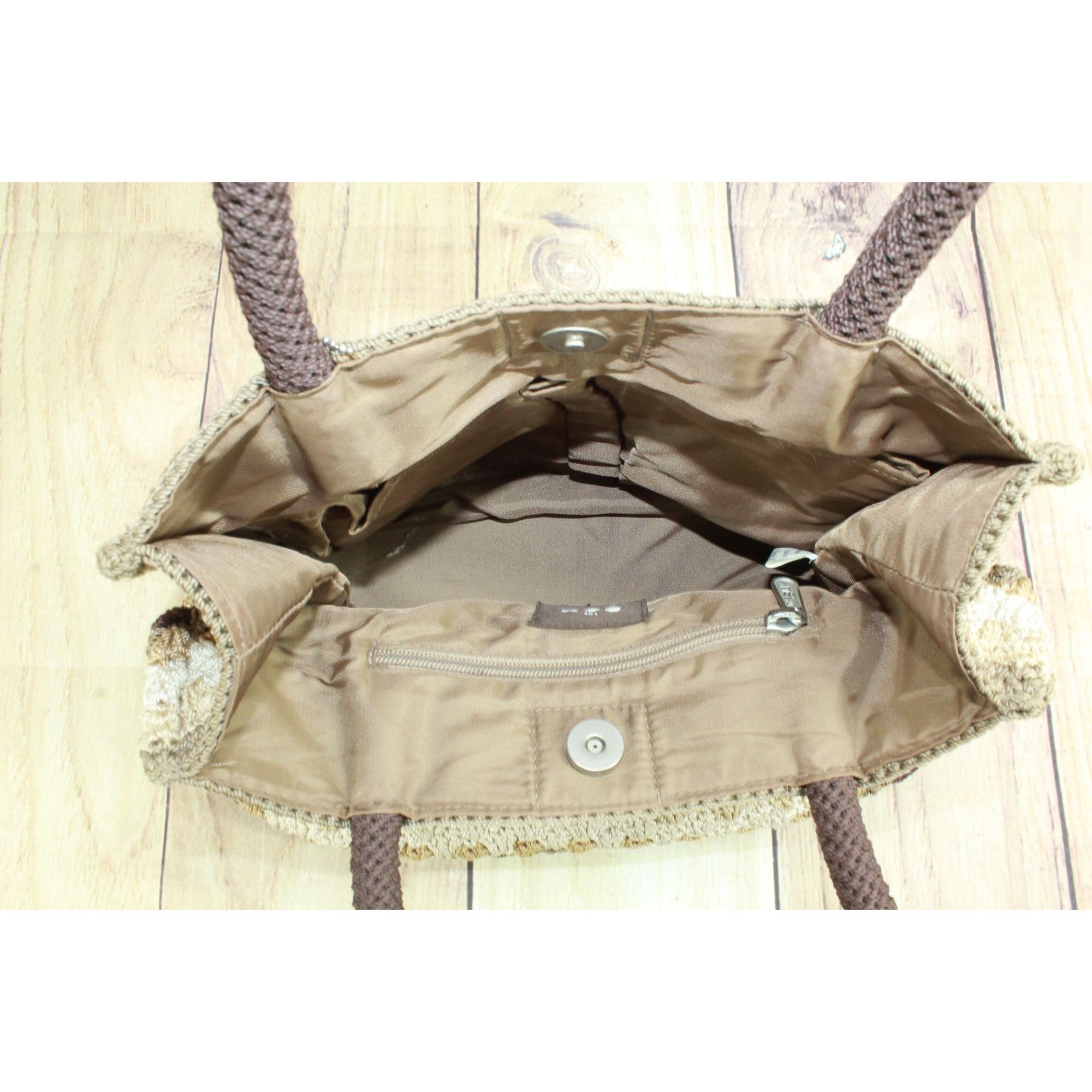 The Sak The Sak Crochet Lined Casual Classics Snap Closure Tote Bag Size ONE SIZE - 8 Thumbnail
