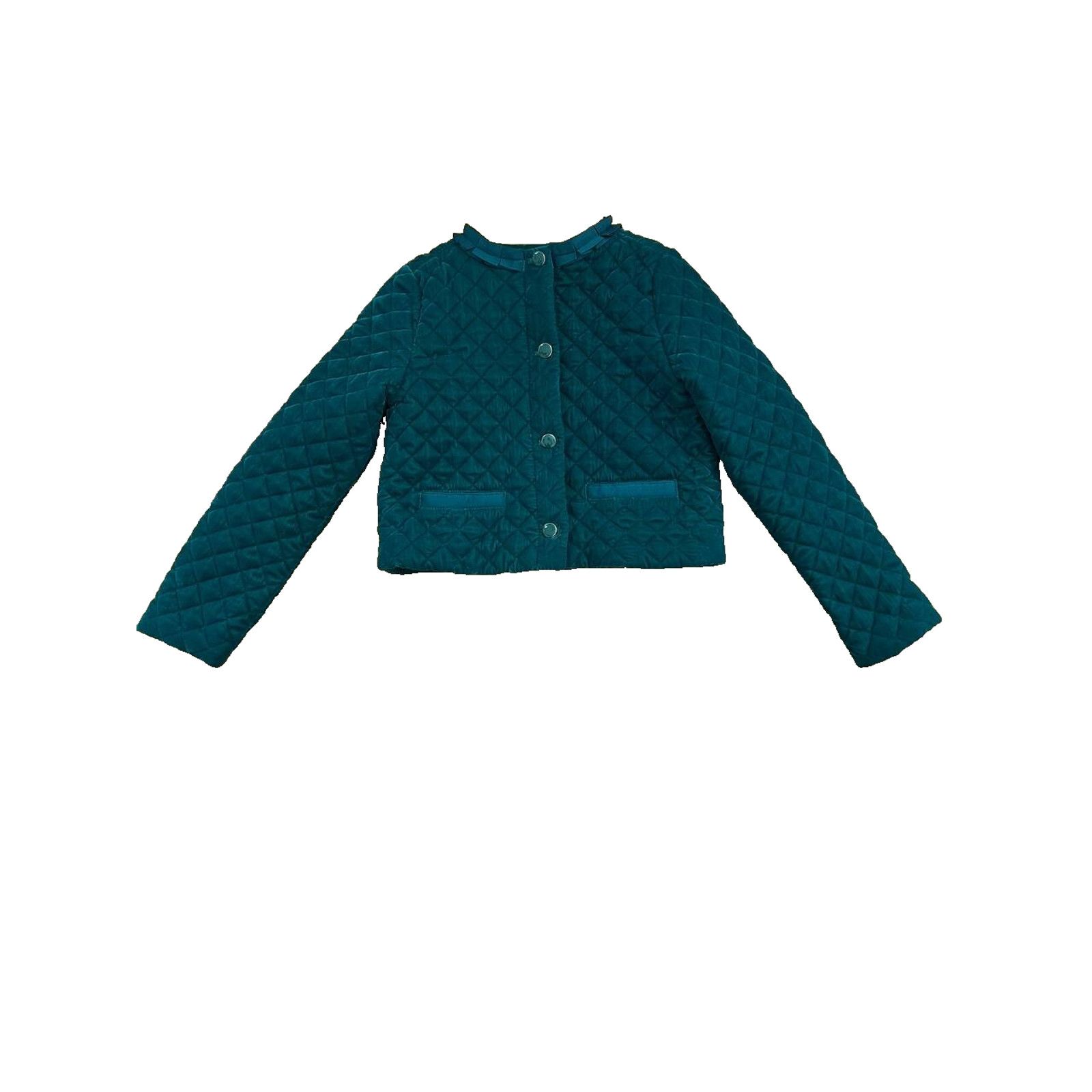Jackman Janie and Lack Girl Velvet Quilted Size 7/8 A000901 Size 26 - 2 Thumbnail
