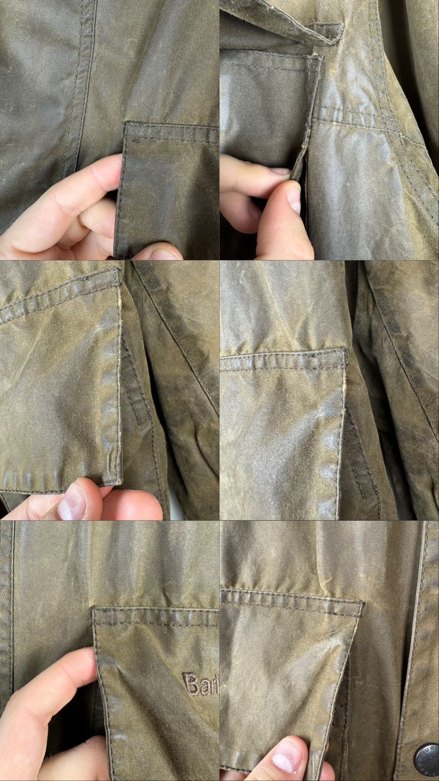 Barbour Vintage Barbour A995 Trooper Waxed Cotton Jacket Mens Size US XL / EU 56 / 4 - 10 Thumbnail