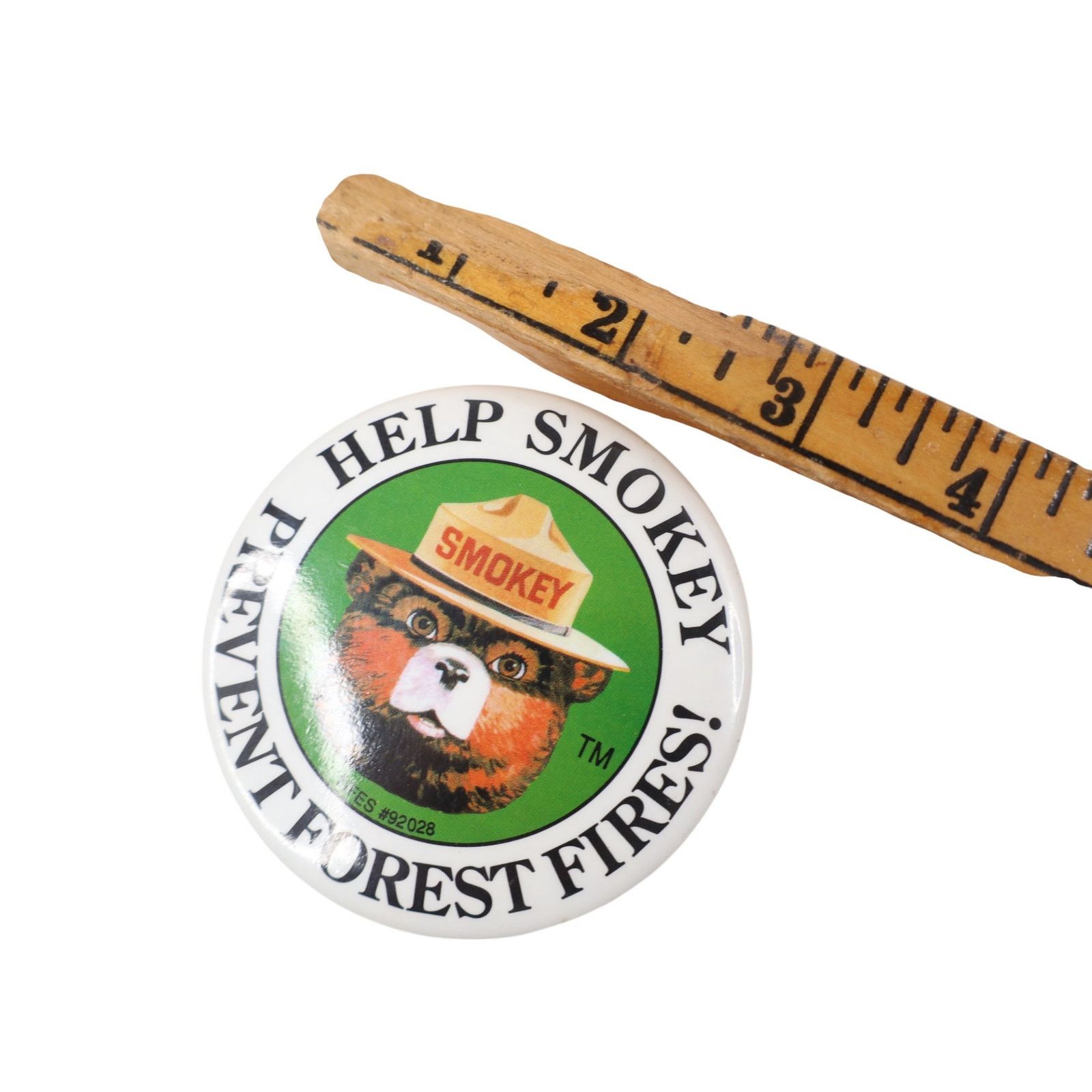 Vintage Vintage Smokey The Bear Prevent Forest Fires Pin Size ONE SIZE - 4 Thumbnail