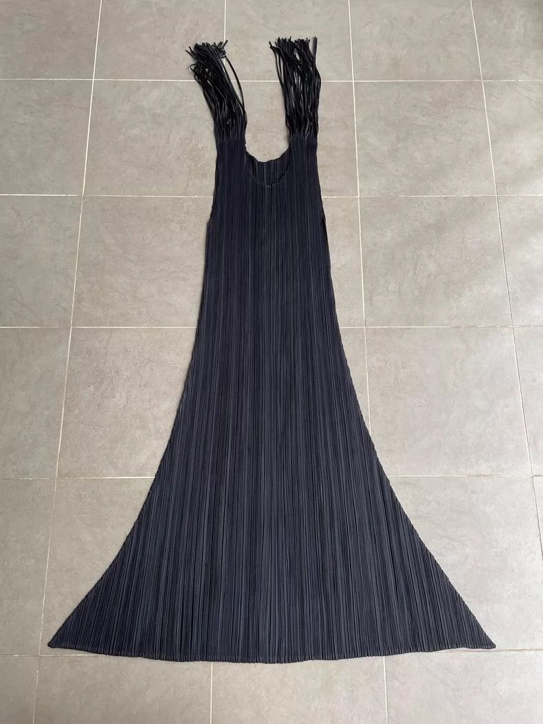 Issey Miyake Issey Miyake size:2 Black tassel dress Size XS / US 0-2 / IT 36-38 - 6 Thumbnail