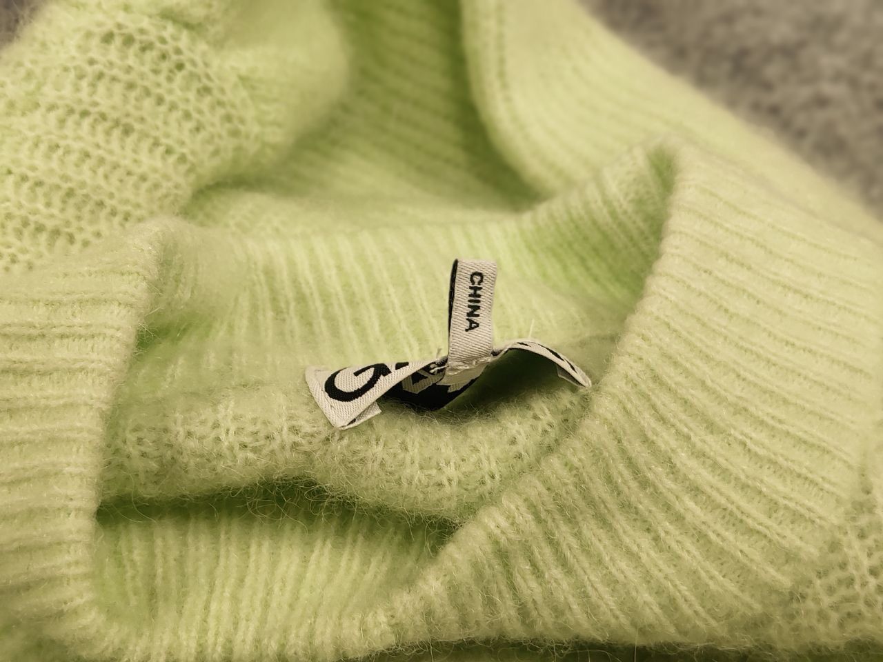 Ganni Ganni Design Alpaca Wool Blend Green Light Pulover Sweater Size M / US 6-8 / IT 42-44 - 15 Thumbnail