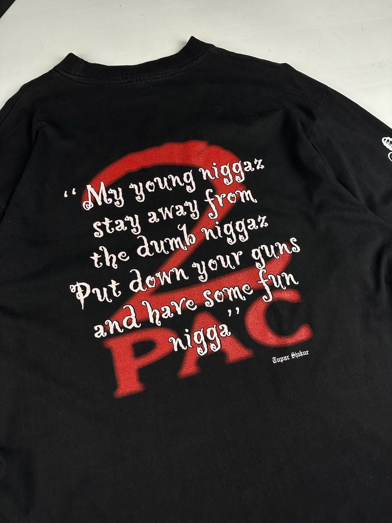 Vintage Vintage Tupac Rap Tee longsleeve Size US XL / EU 56 / 4 - 5 Thumbnail