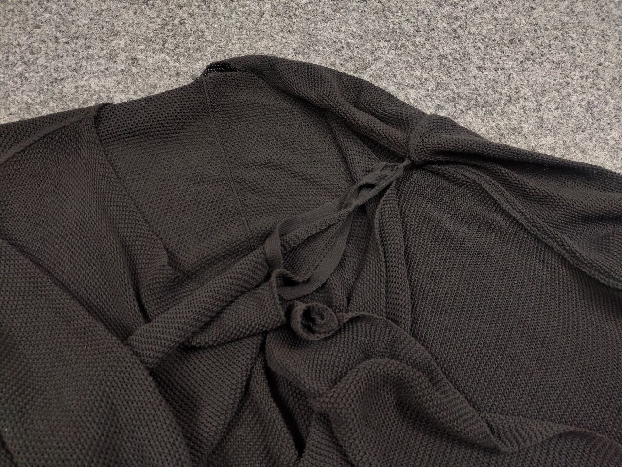 hannes roether Hannes Roether Design Gray Light Long sleeve Wrap Cardigan Size M / US 6-8 / IT 42-44 - 14 Thumbnail