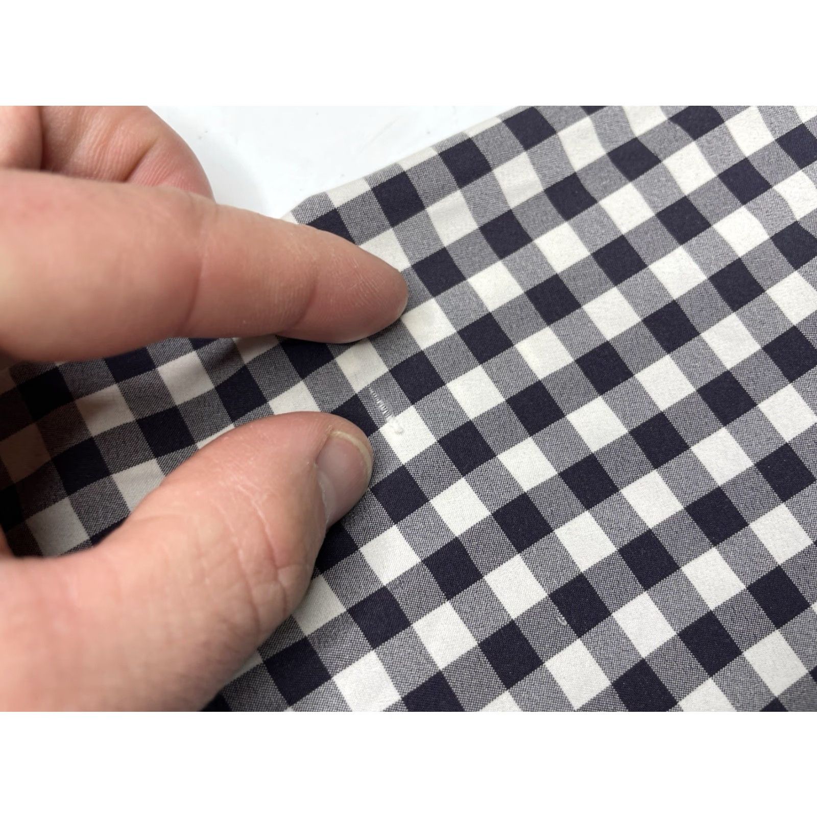 Mizzen+Main Mizzen+Main Shirt Mens MT Gingham Check Plaid Button-Up Long Sleeve Spread Collar Slim Fit Multicolor Polyester Spandex Size US M / EU 48-50 / 2 - 3 Thumbnail
