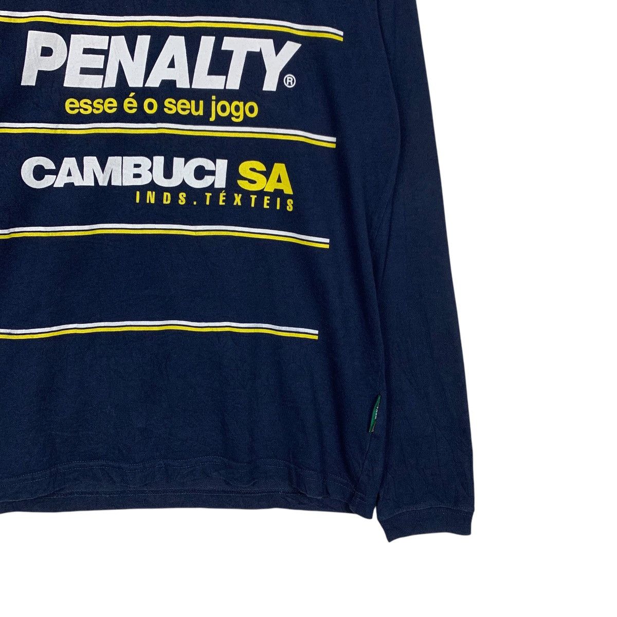 Penalty Vintage PENALTY Brazil Big Logo Long Sleeve Tees #2848-C128 Size US L / EU 52-54 / 3 - 8 Thumbnail
