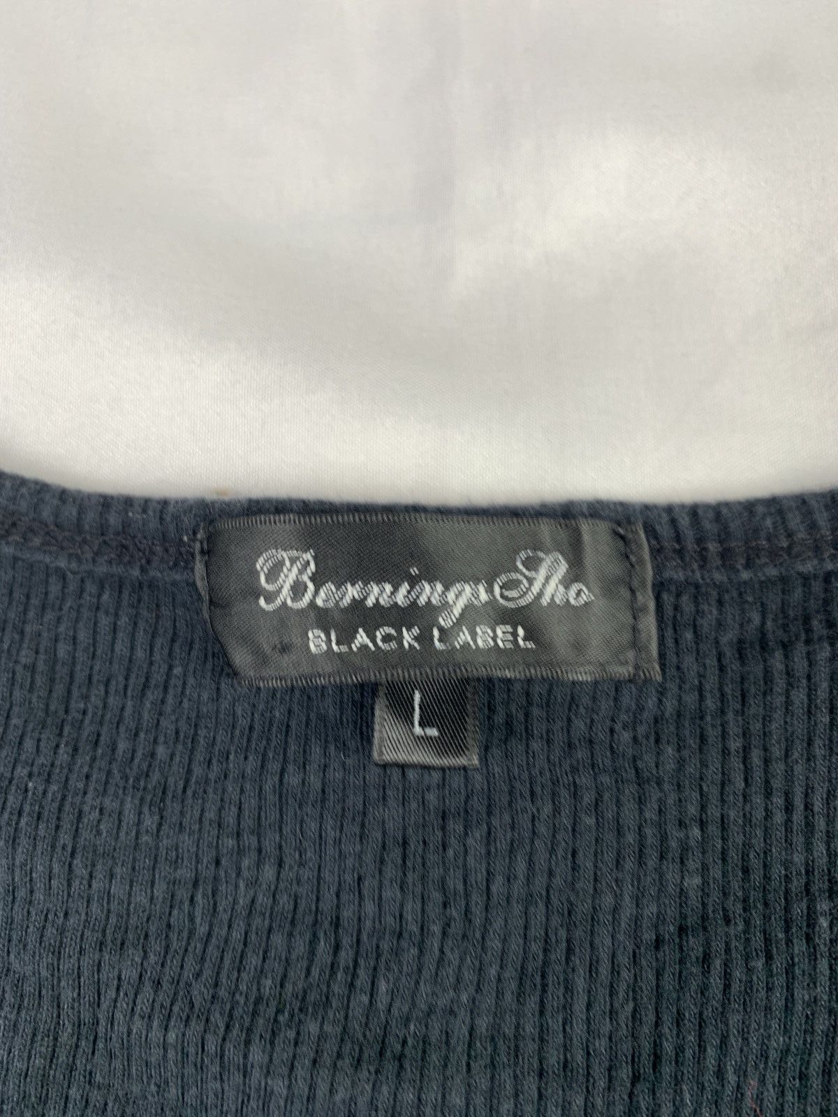 BERNINGS SHO 2000s Bernings Sho Japan Smokey Poem Letters Longsleeve Top Size L / US 10 / IT 46 - 10 Thumbnail