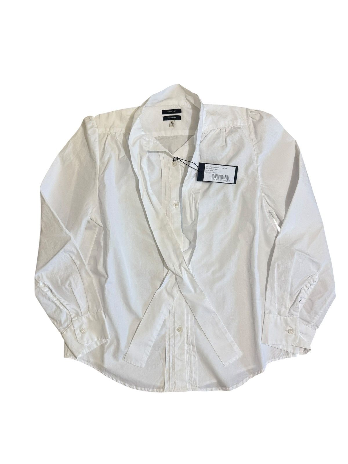 R13 R13 NICK TIE SHIRT / WHITE / XS / RRP.845€ Size XS / US 0-2 / IT 36-38 - 4 Thumbnail