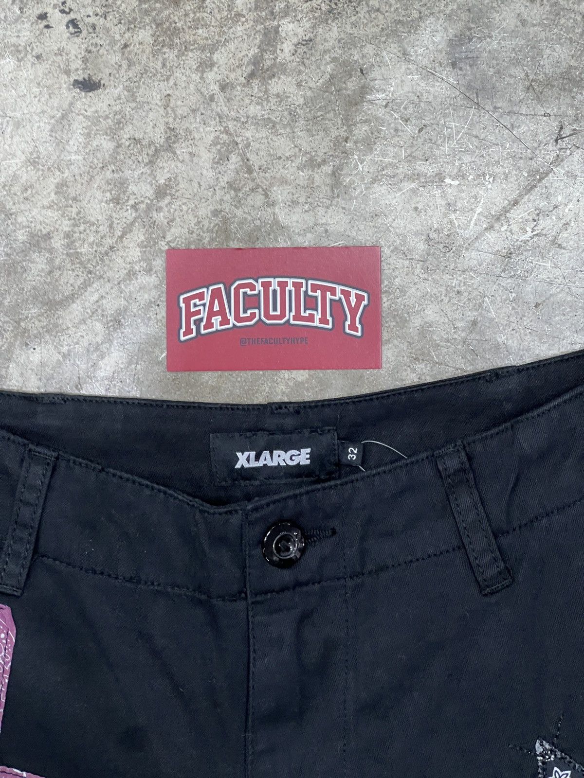 Xlarge Xlarge Patchwork Cargo Black Sz. 34 Size US 34 / EU 50 - 3 Thumbnail