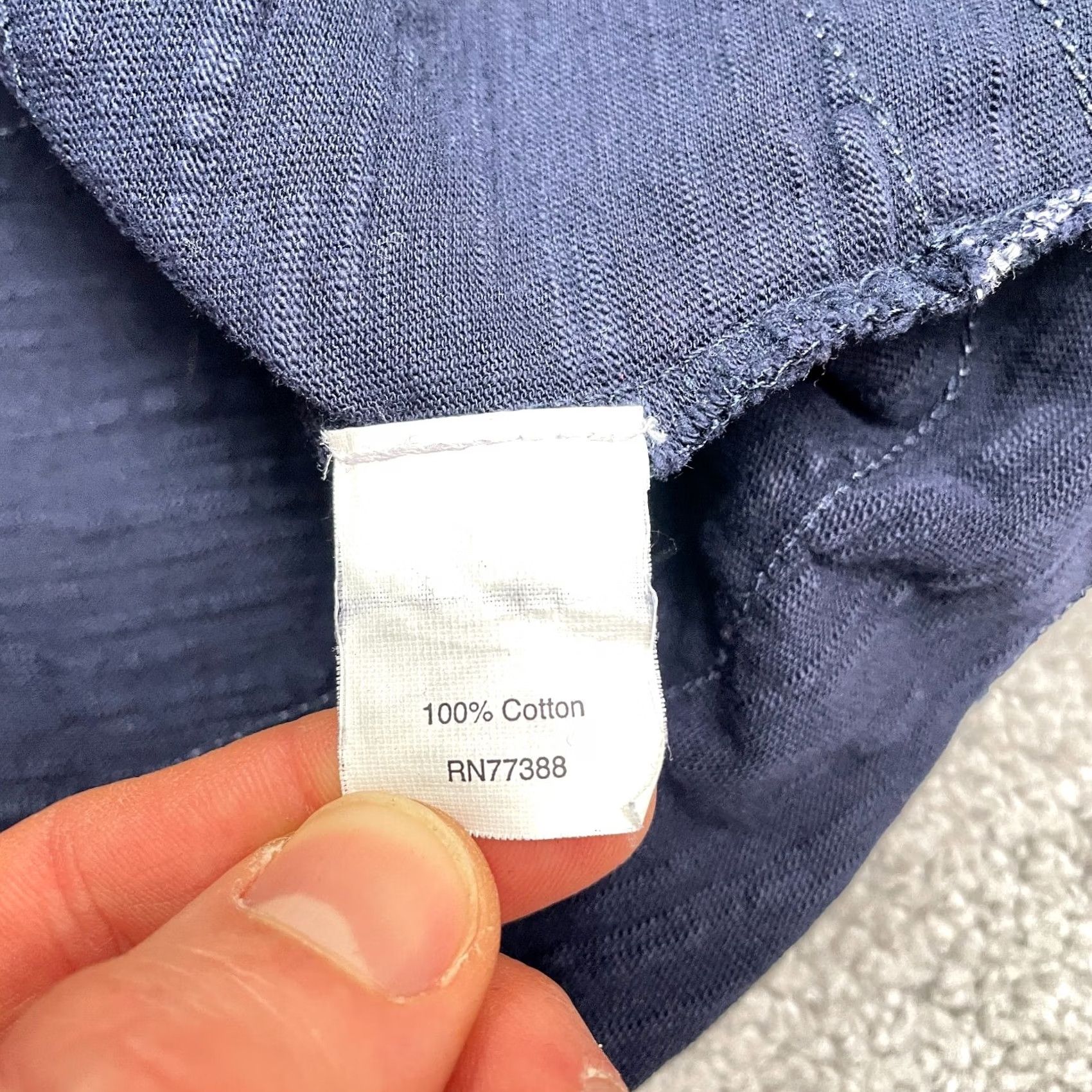 J.Crew VINTAGE: No J.CREW T-Shirt Shirt Womens XS Blue Short Sleeve Mock Neck 100% Cotton Easy Care Stretch All Seasons Casual Womens Size XS / US 0-2 / IT 36-38 - 6 Thumbnail