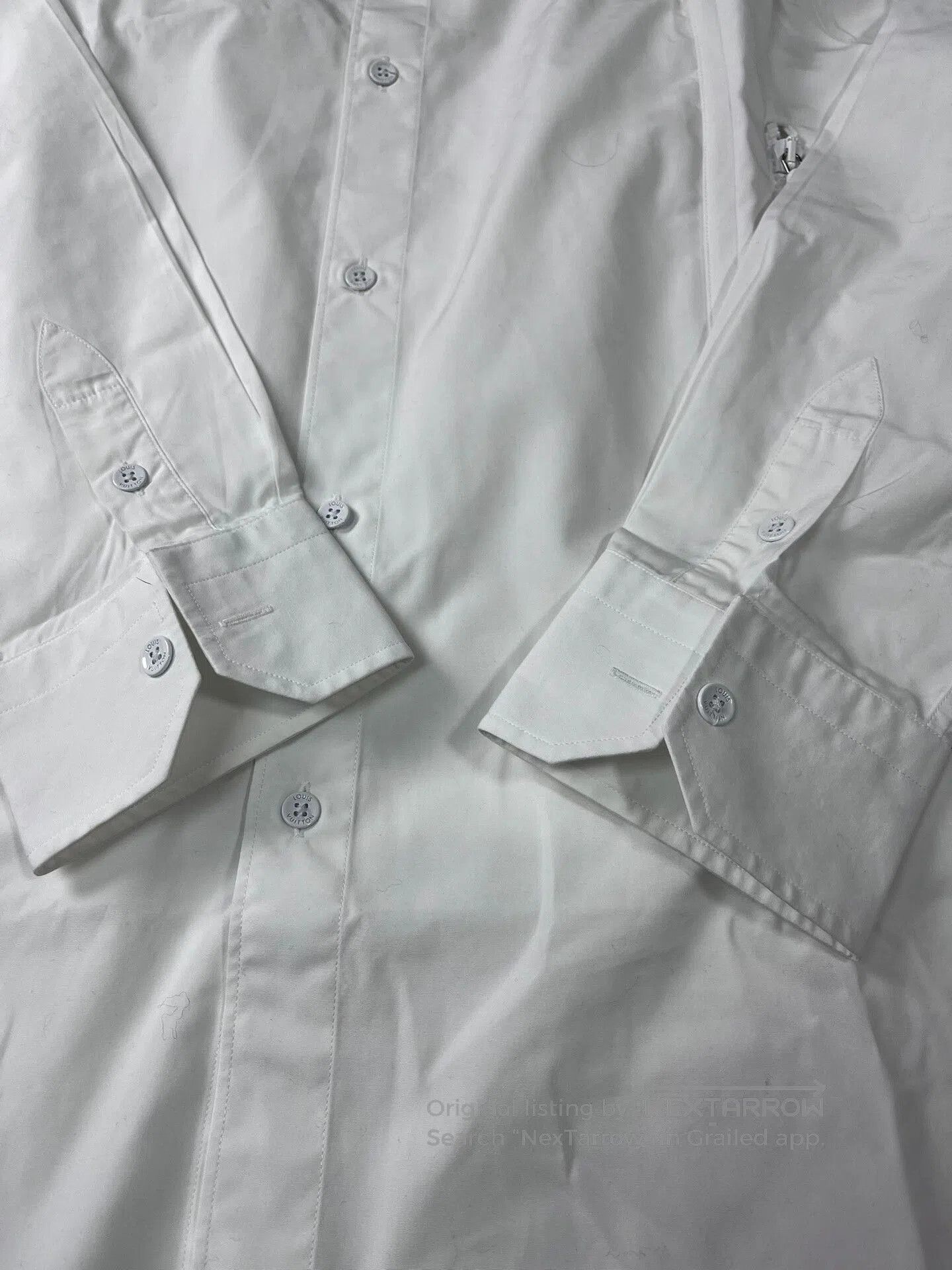 Louis Vuitton Louis Vuitton White Tactical Chain Shirt M. Size US M / EU 48-50 / 2 - 2 Thumbnail