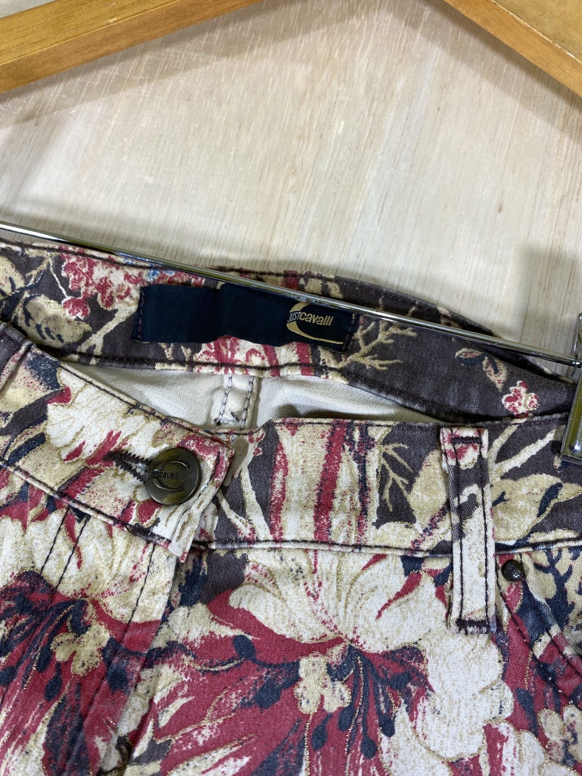 Roberto Cavalli floral aop Size US 30 / EU 46 - 3 Thumbnail