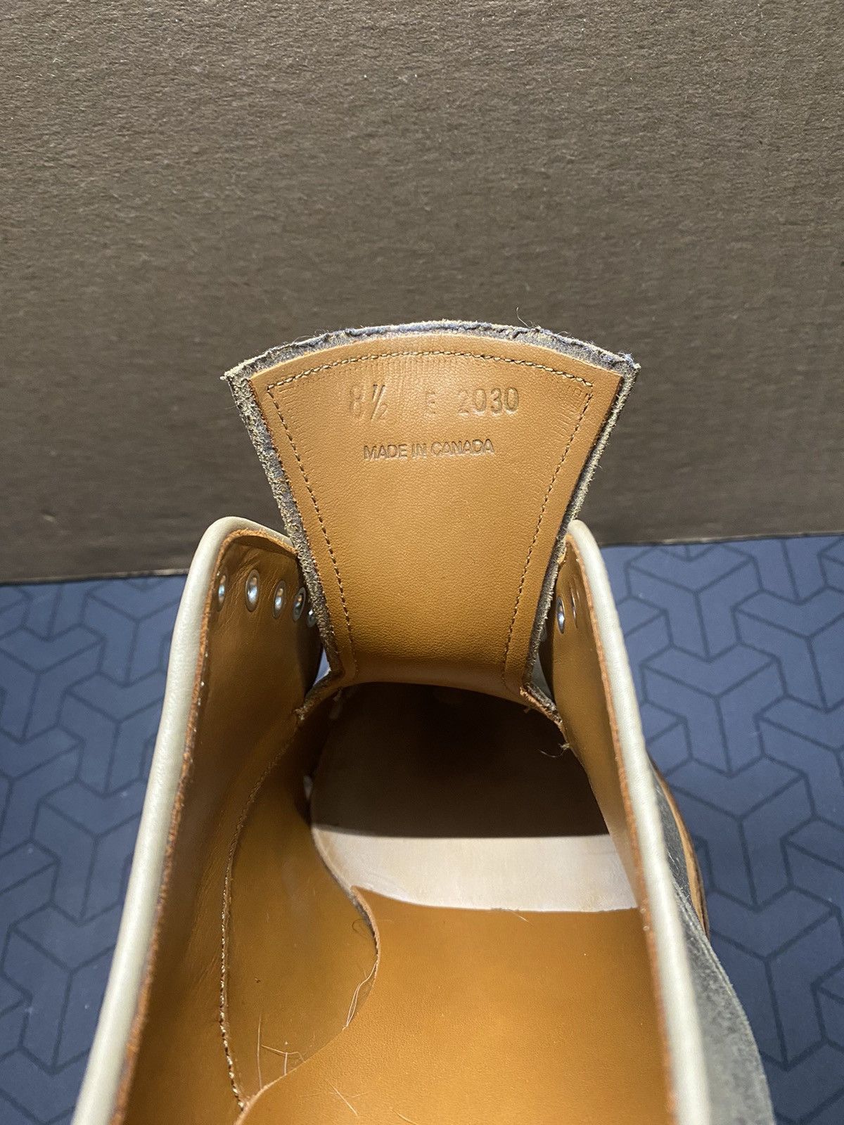 Viberg Rockland Blucher CFS Natural Waxed Commander