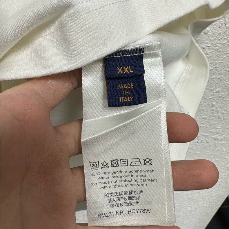 Louis Vuitton Louis Vuitton Rainbow LOGO White Short Sleeve 2502-Nextarr Size US XXL / EU 58 / 5 - 4 Thumbnail
