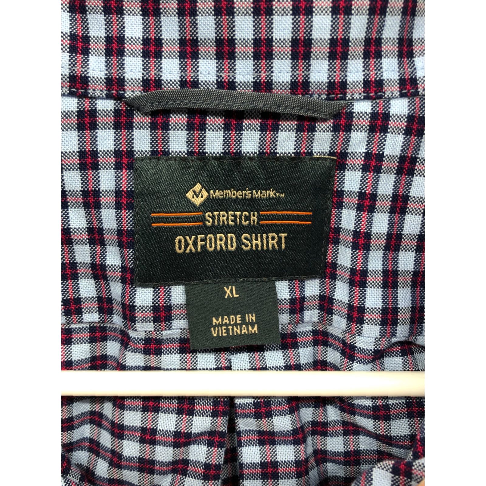 Vintage Member's Mark Shirt XL Mens Blue Plaid Long Sleeve Button-Down Collar Shirt Size US XL / EU 56 / 4 - 6 Thumbnail
