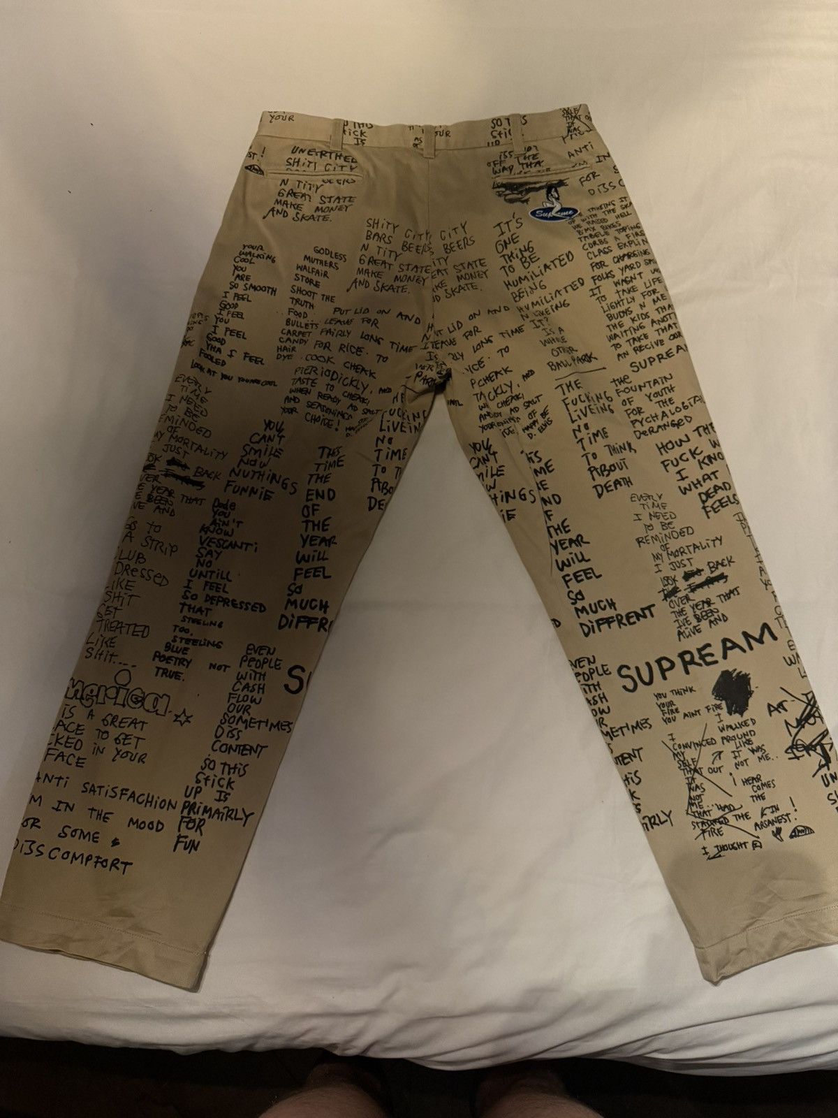 Supreme RARE Supreme Graffiti Chinos Size US 36 / EU 52 - 8 Thumbnail