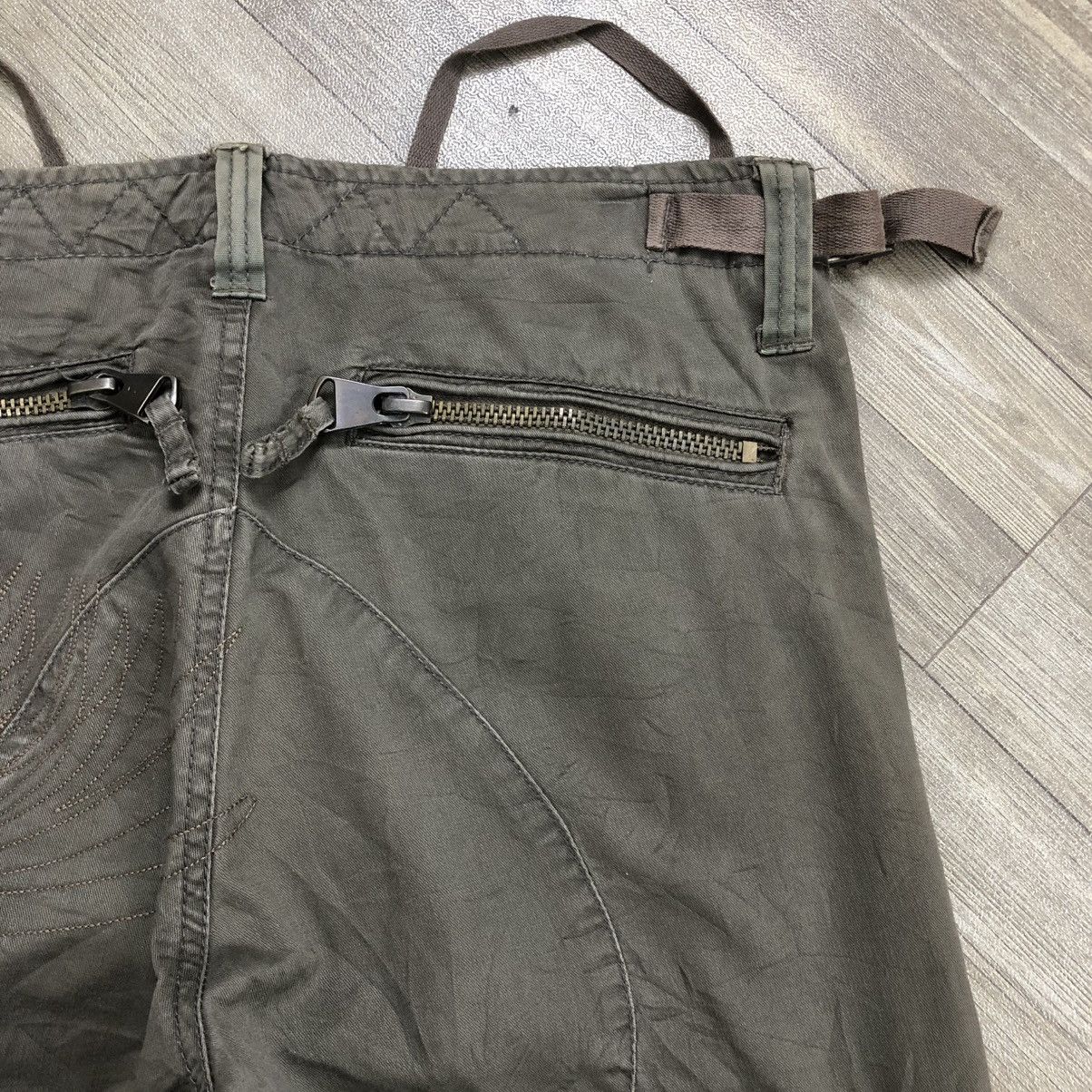 If Six Was Nine × Japanese Brand 2000s Alcott Bondage Cargo Multipocket Pants Y2K Lgb Goa Size US 32 / EU 48 - 16 Thumbnail