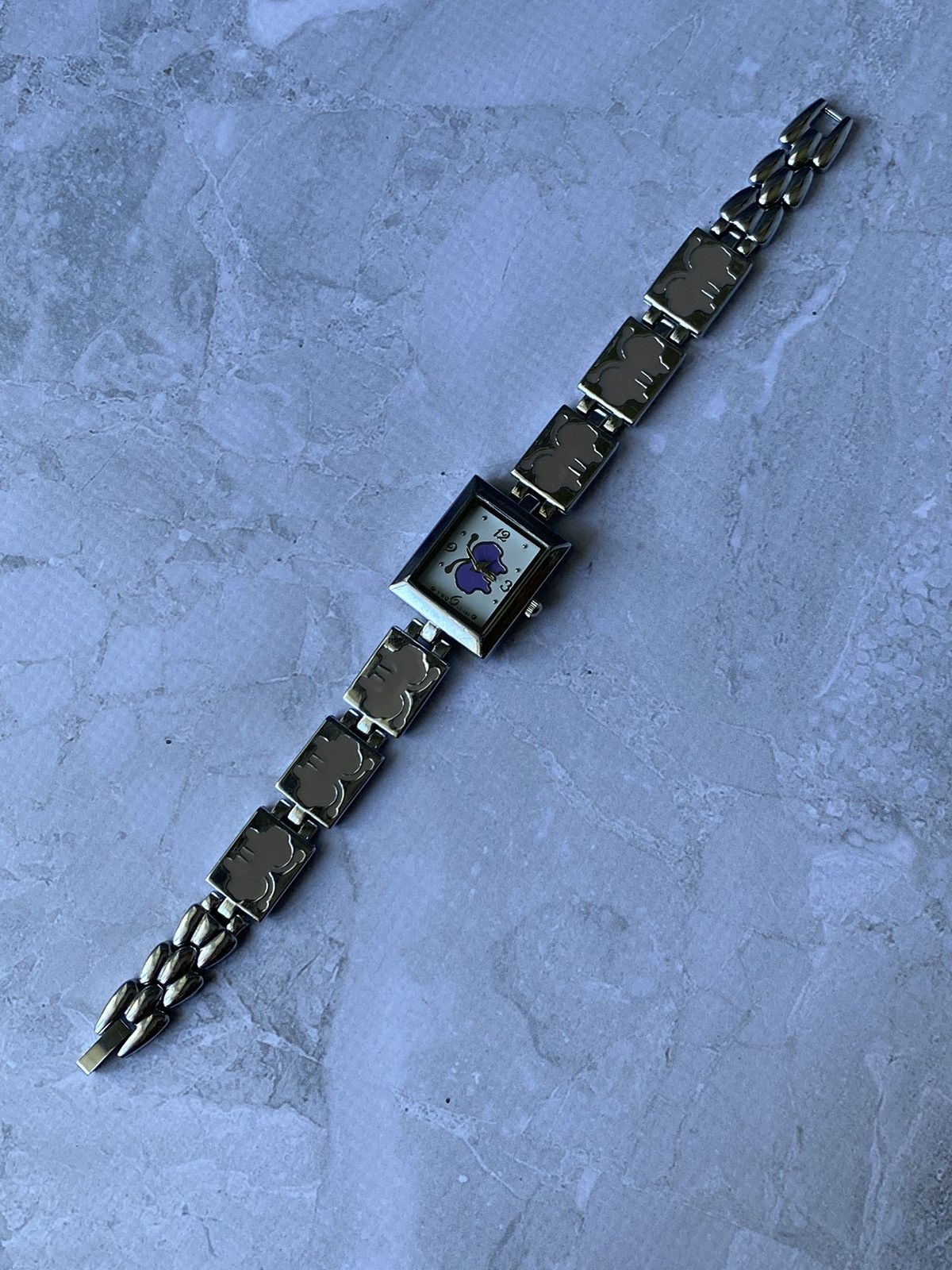 Japanese Brand × Vintage YWQ LC-080 Futuristic Watch Butterflies Metal Bracelet Size ONE SIZE - 5 Thumbnail