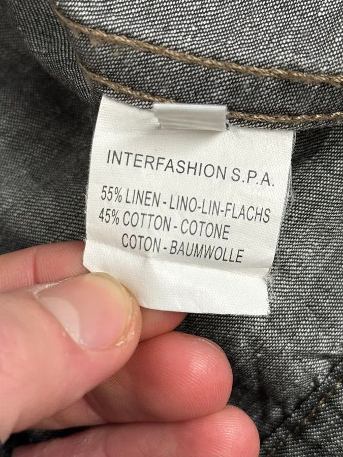 Marithe + Francois Girbaud 2000s Marithé + François Girbaud Grey Denim Trucker Jacket Size M / US 6-8 / IT 42-44 - 11 Thumbnail