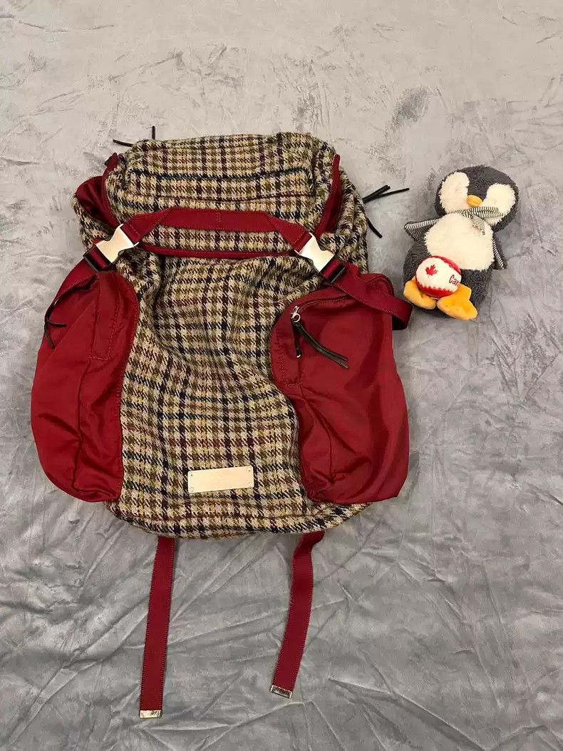 Undercover UNDERCOVER Prada backpack UC&HARRIS TWEED collaboration Size ONE SIZE - 1 Thumbnail
