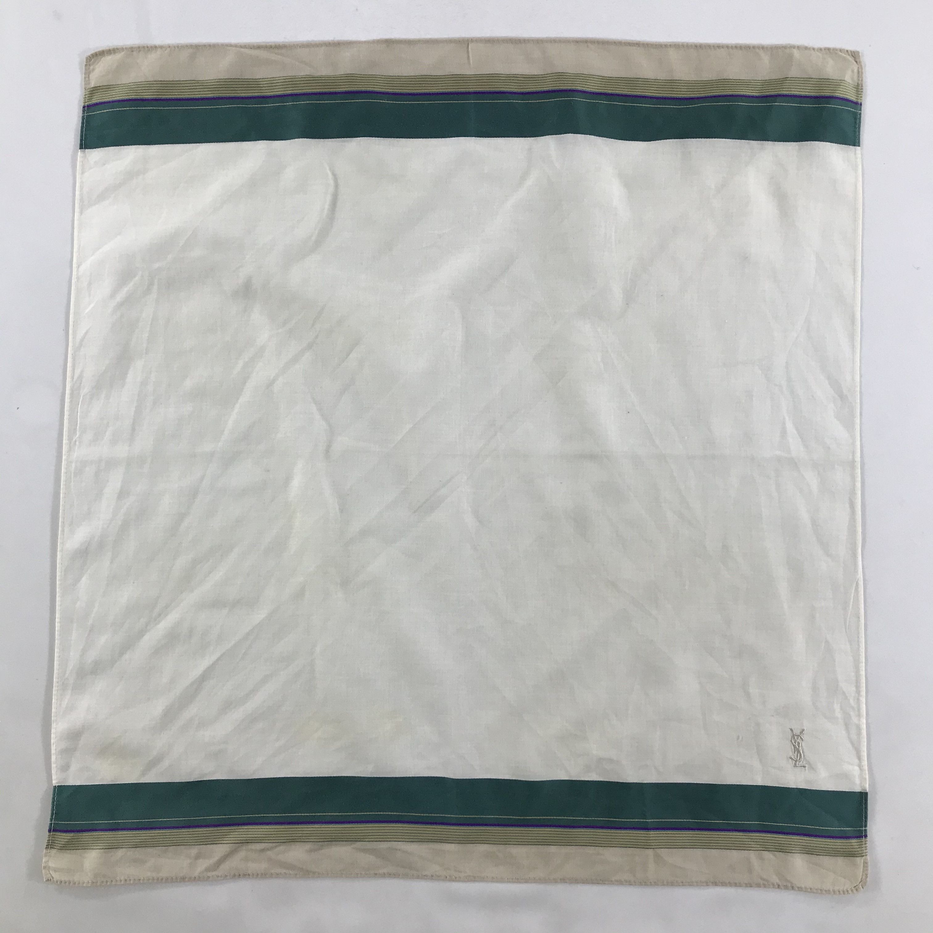 Vintage × Yves Saint Laurent Yves Saint Laurent Bandana /Handkerchief/Neckerchief -S1707 Size ONE SIZE - 1 Thumbnail