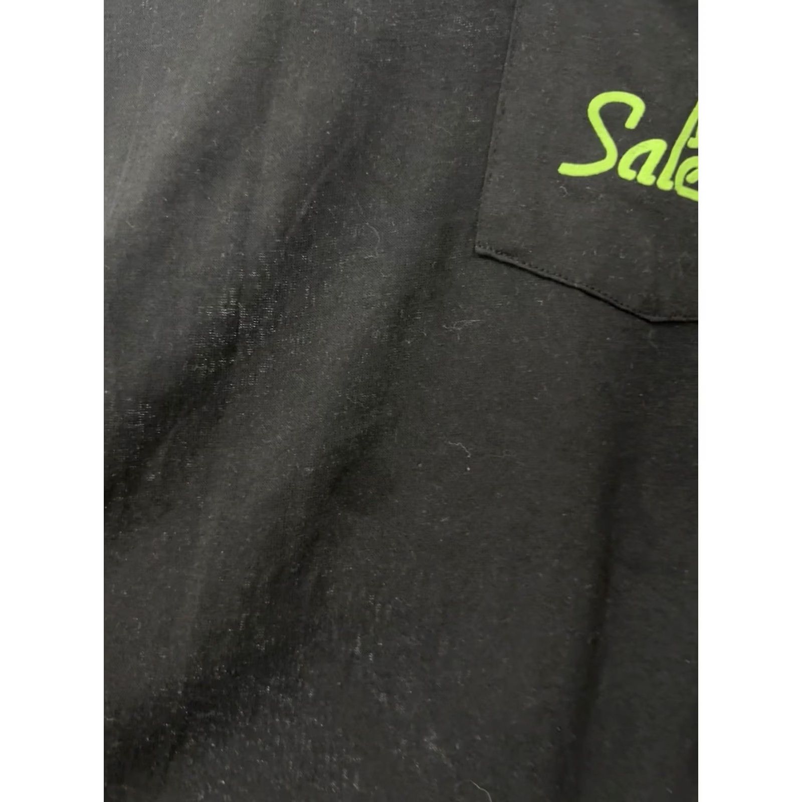 Vintage VTG 90s Salem Fresh Cigarette Super Paper Thin Burnout Worn T-Shirt Size XL Mens Black Shirt Size US XL / EU 56 / 4 - 8 Thumbnail