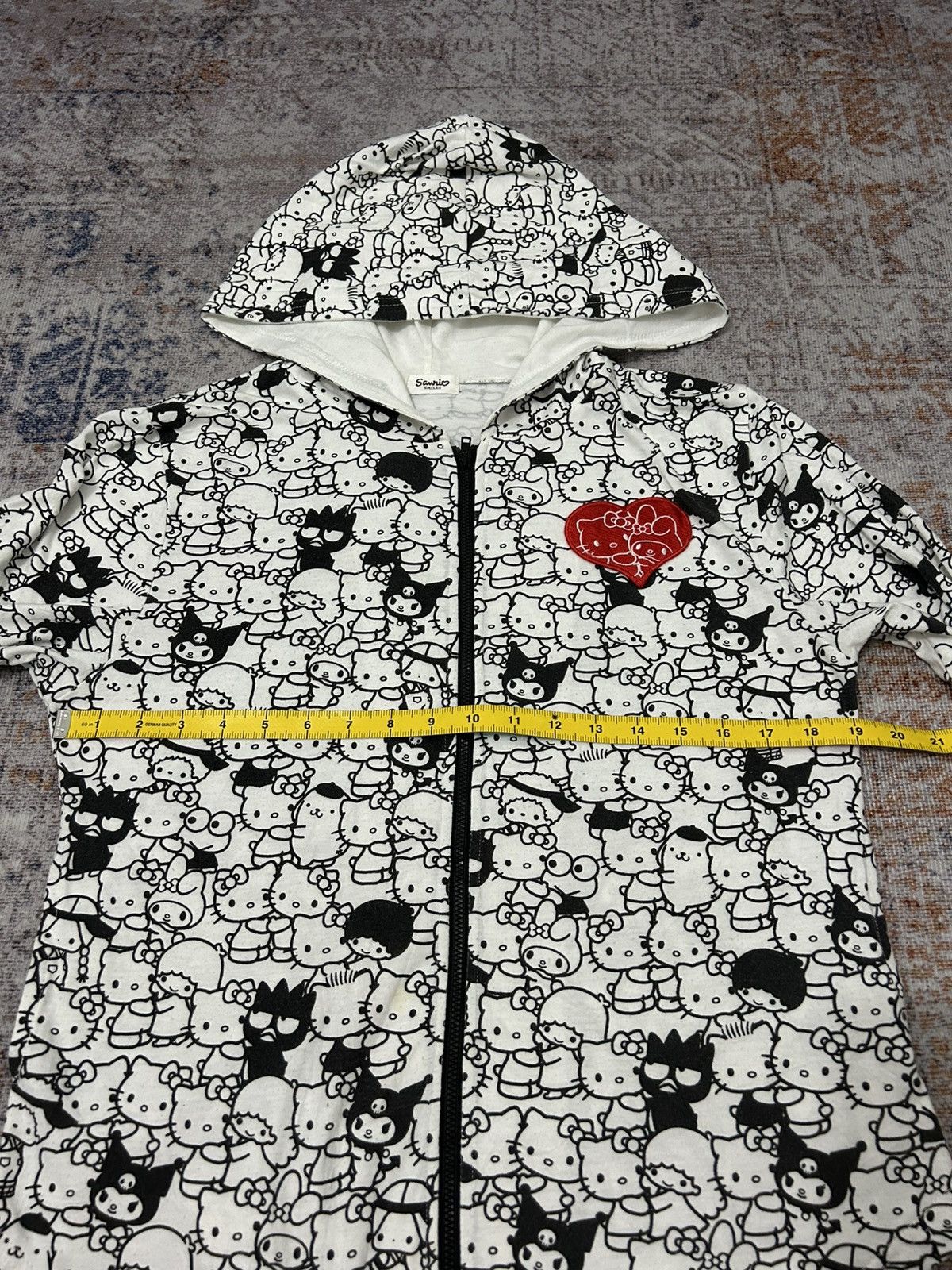 If Six Was Nine Hello Kitty Full Print zip Hoodie Size US S / EU 44-46 / 1 - 11 Thumbnail