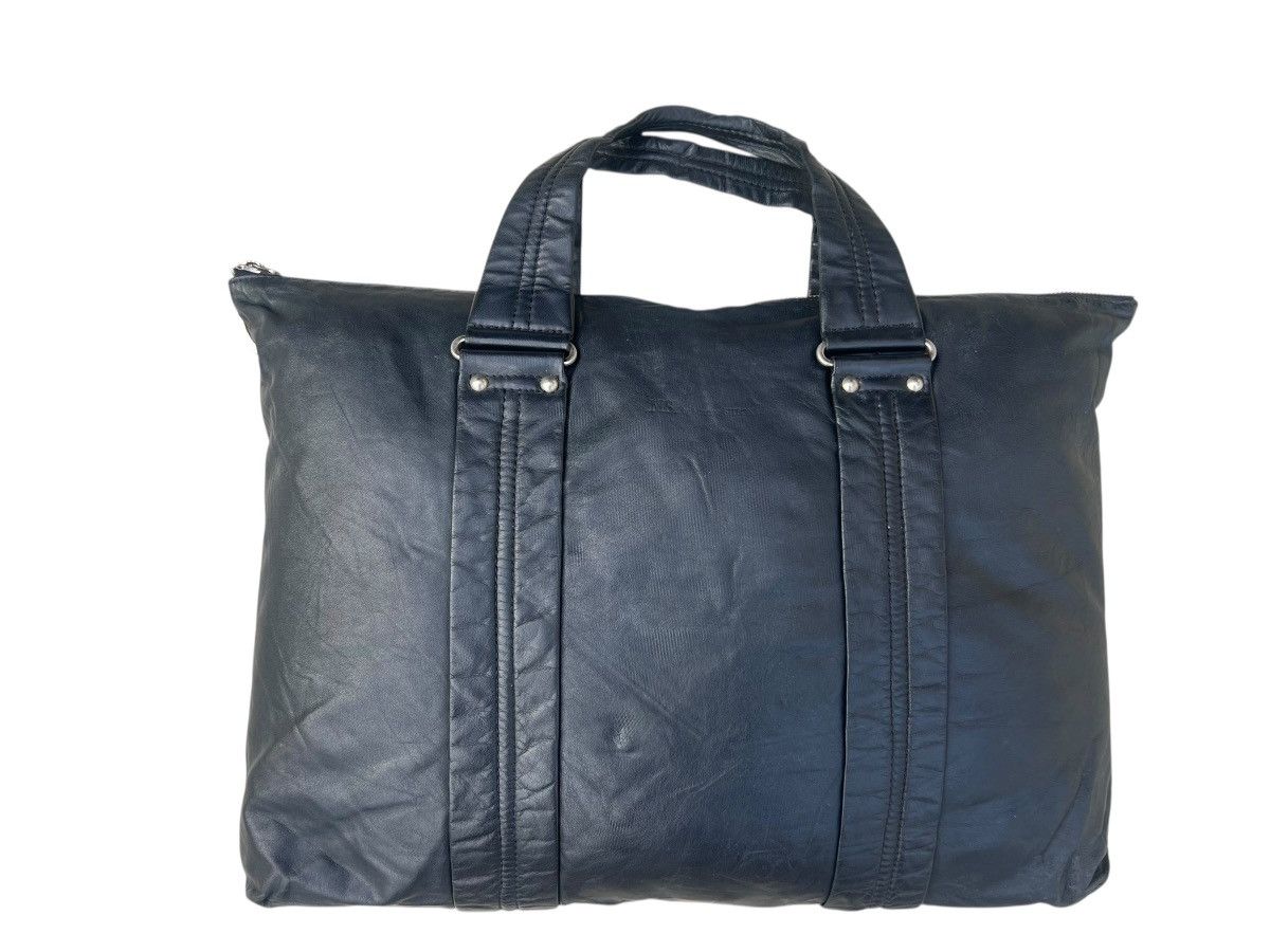 Leather Vintage 90s Martine Sitbon Distressed Patina Leather Bag Size ONE SIZE - 3 Thumbnail